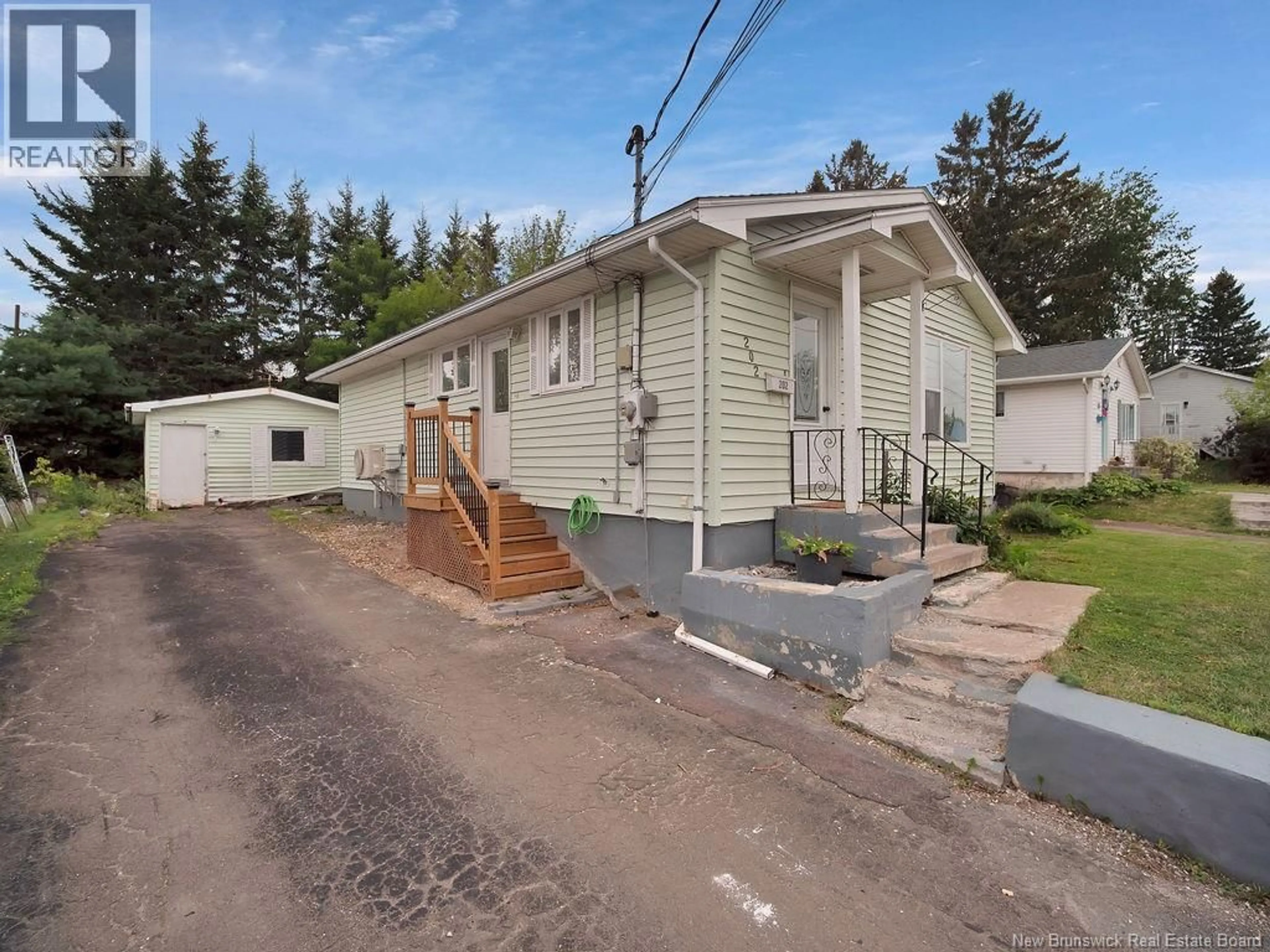 A pic from outside/outdoor area/front of a property/back of a property/a pic from drone, street for 202 NOEL STREET, Moncton New Brunswick E1C4G4