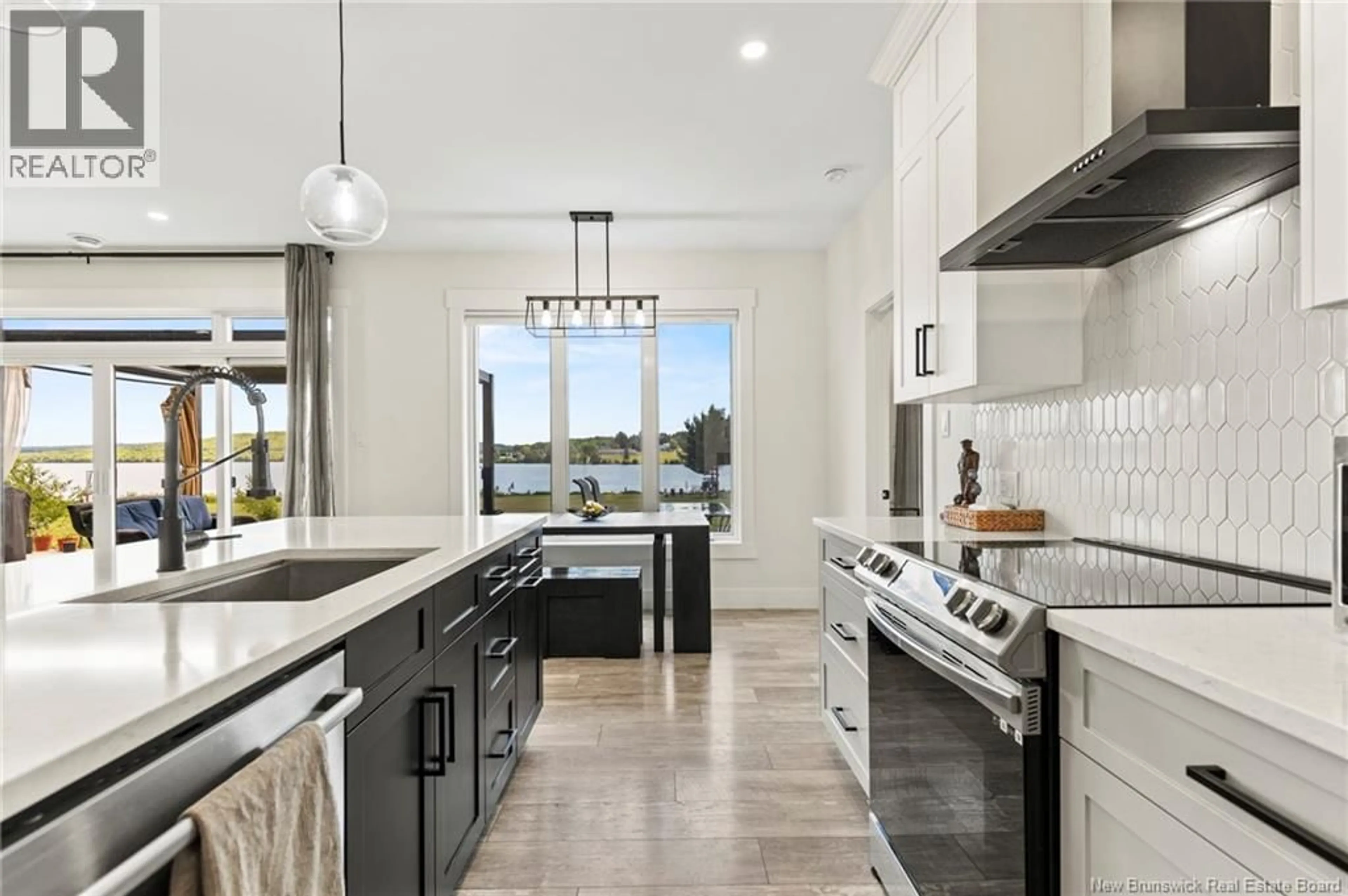 Open concept kitchen, ceramic/tile floor for 723 ROUTE 105, Nackawic New Brunswick E6G1V4