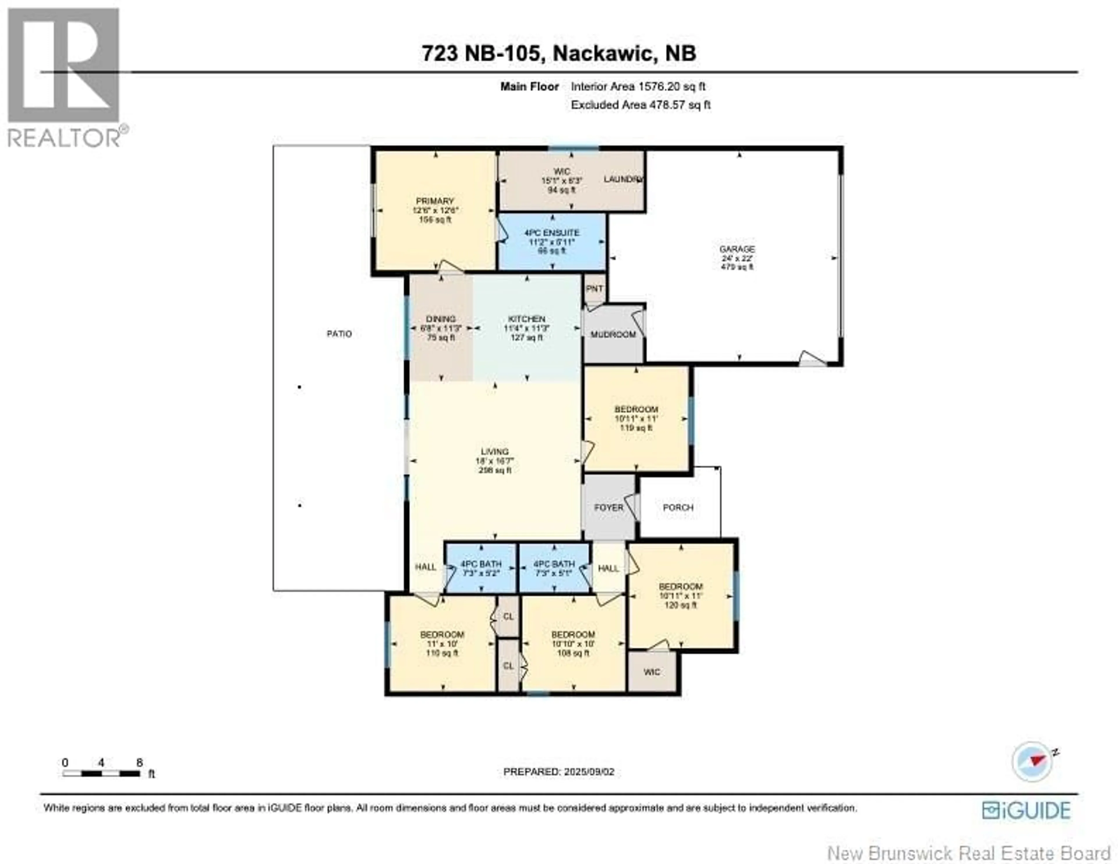 Floor plan for 723 ROUTE 105, Nackawic New Brunswick E6G1V4