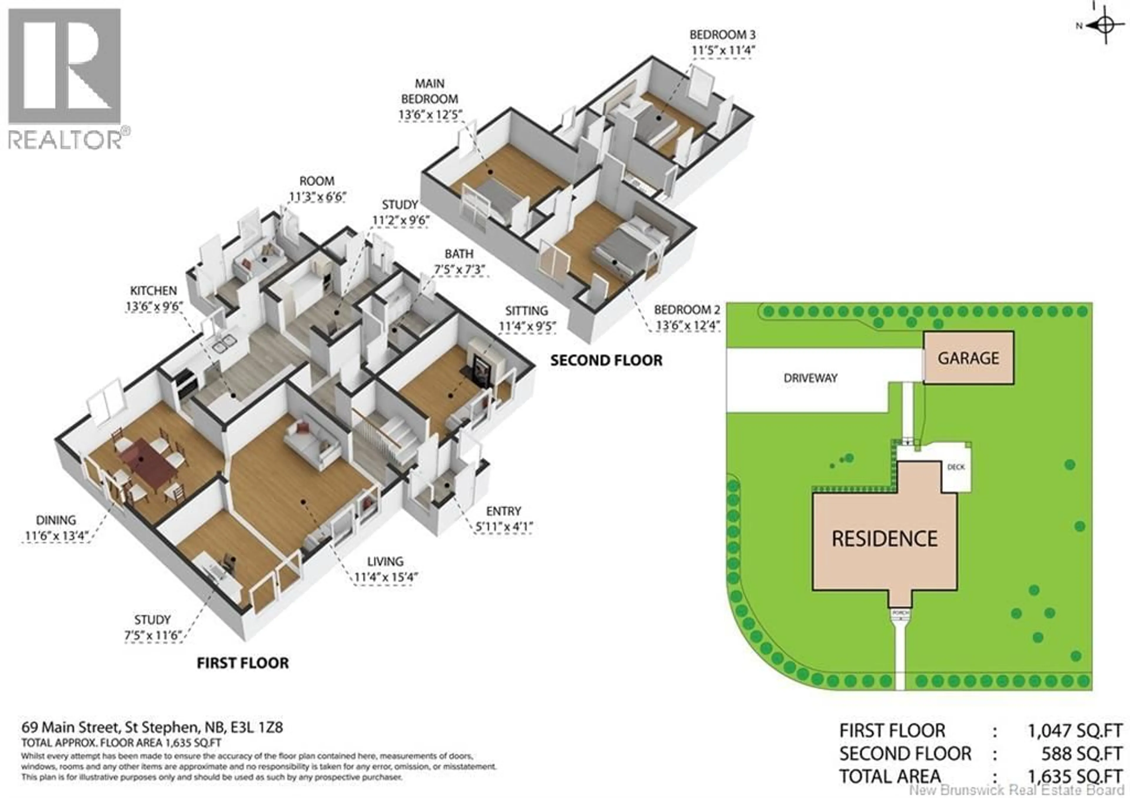 Floor plan for 69 MAIN STREET, St. Stephen New Brunswick E3L1Z8