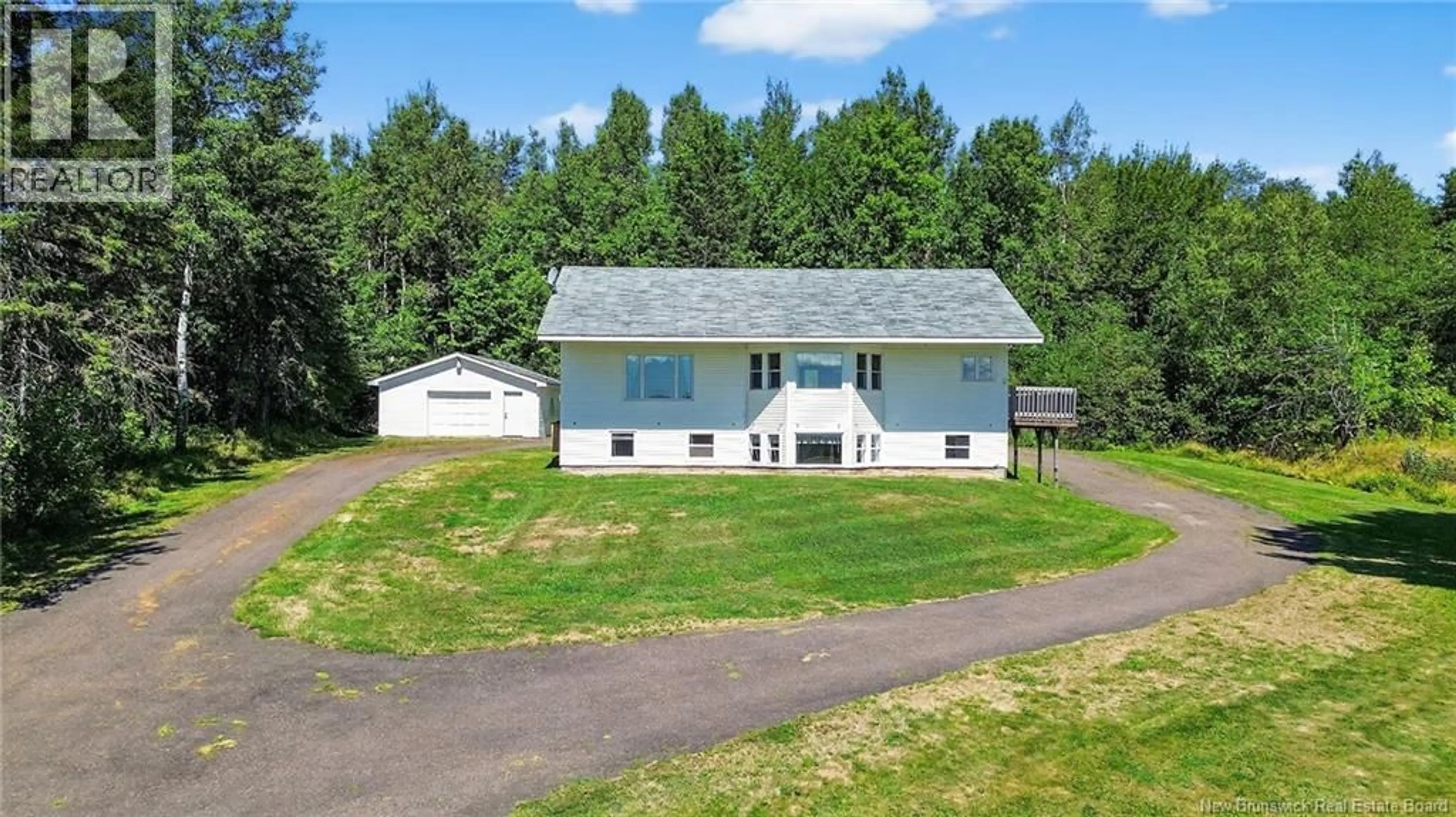 A pic from outside/outdoor area/front of a property/back of a property/a pic from drone, building for 5915 - 64860 RTE 880, Salisbury New Brunswick E4J3A6