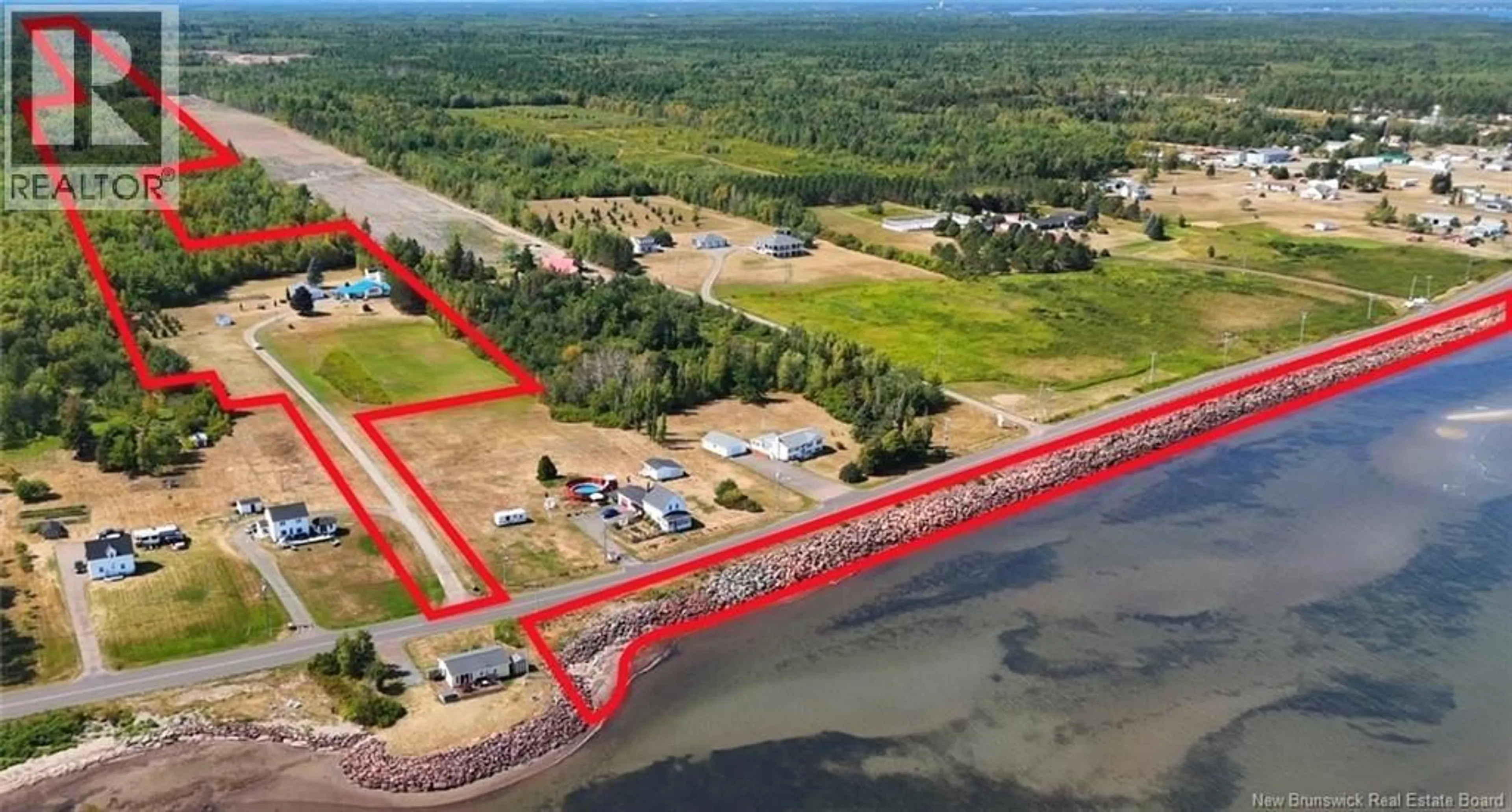 A pic from outside/outdoor area/front of a property/back of a property/a pic from drone, water/lake/river/ocean view for 3623 ROUTE 535 ROUTE, Saint-Thomas-de-Kent New Brunswick E4R3E6