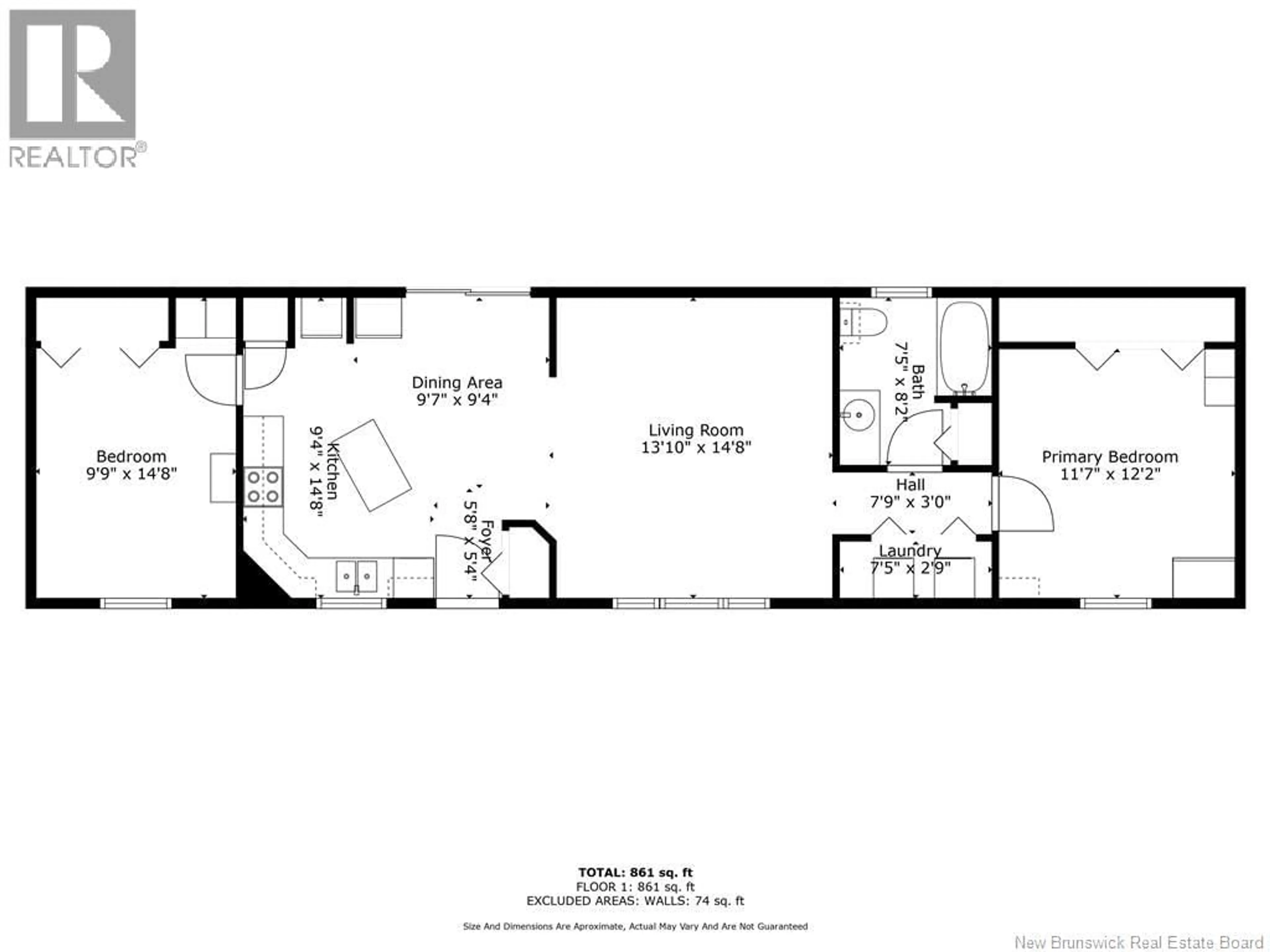 Floor plan for 35 NEPISIGUIT, Dieppe New Brunswick E1A7N1