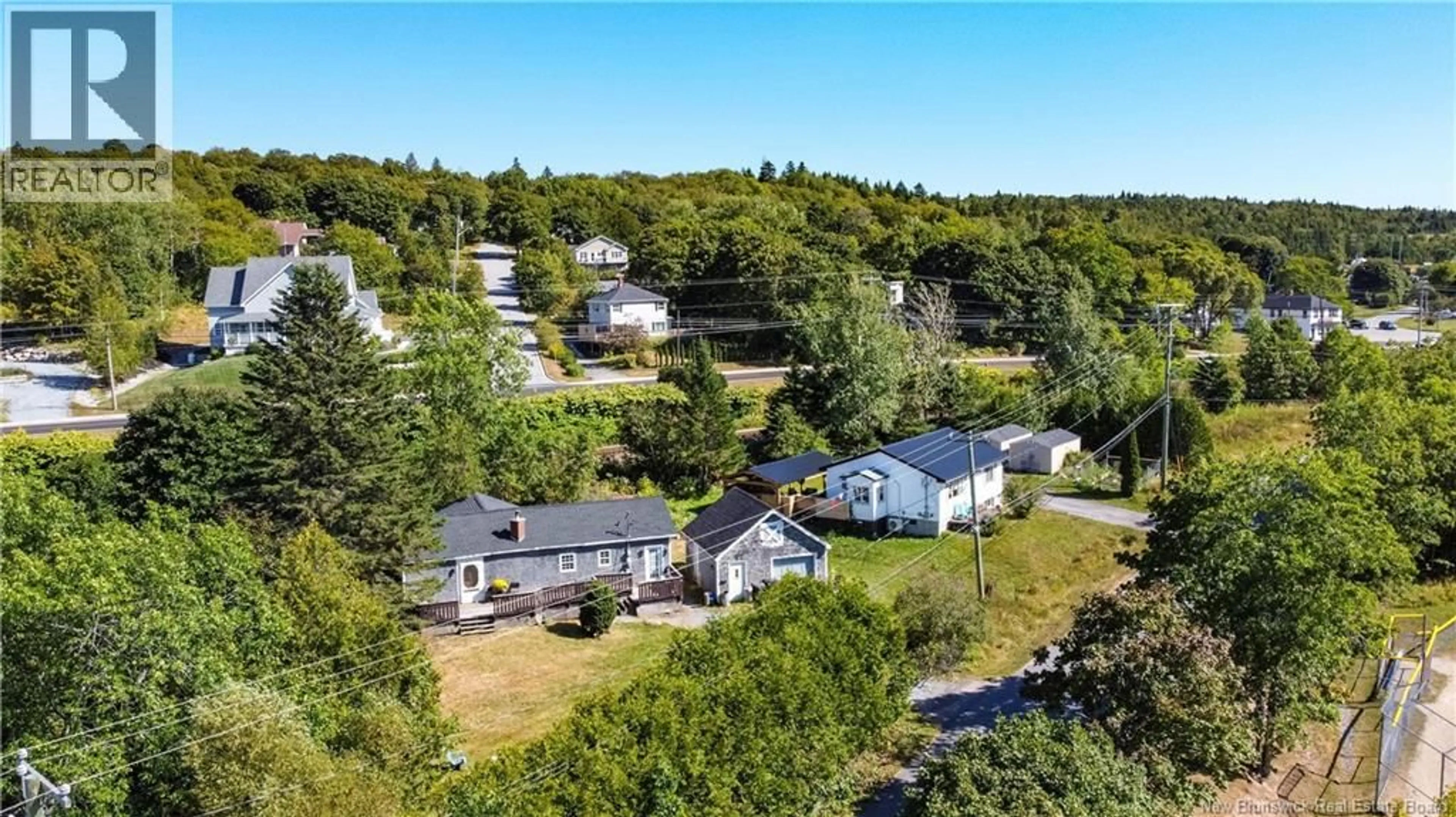 A pic from outside/outdoor area/front of a property/back of a property/a pic from drone, water/lake/river/ocean view for 74 JAMES RENFORTH DRIVE, Rothesay New Brunswick E2H1K8