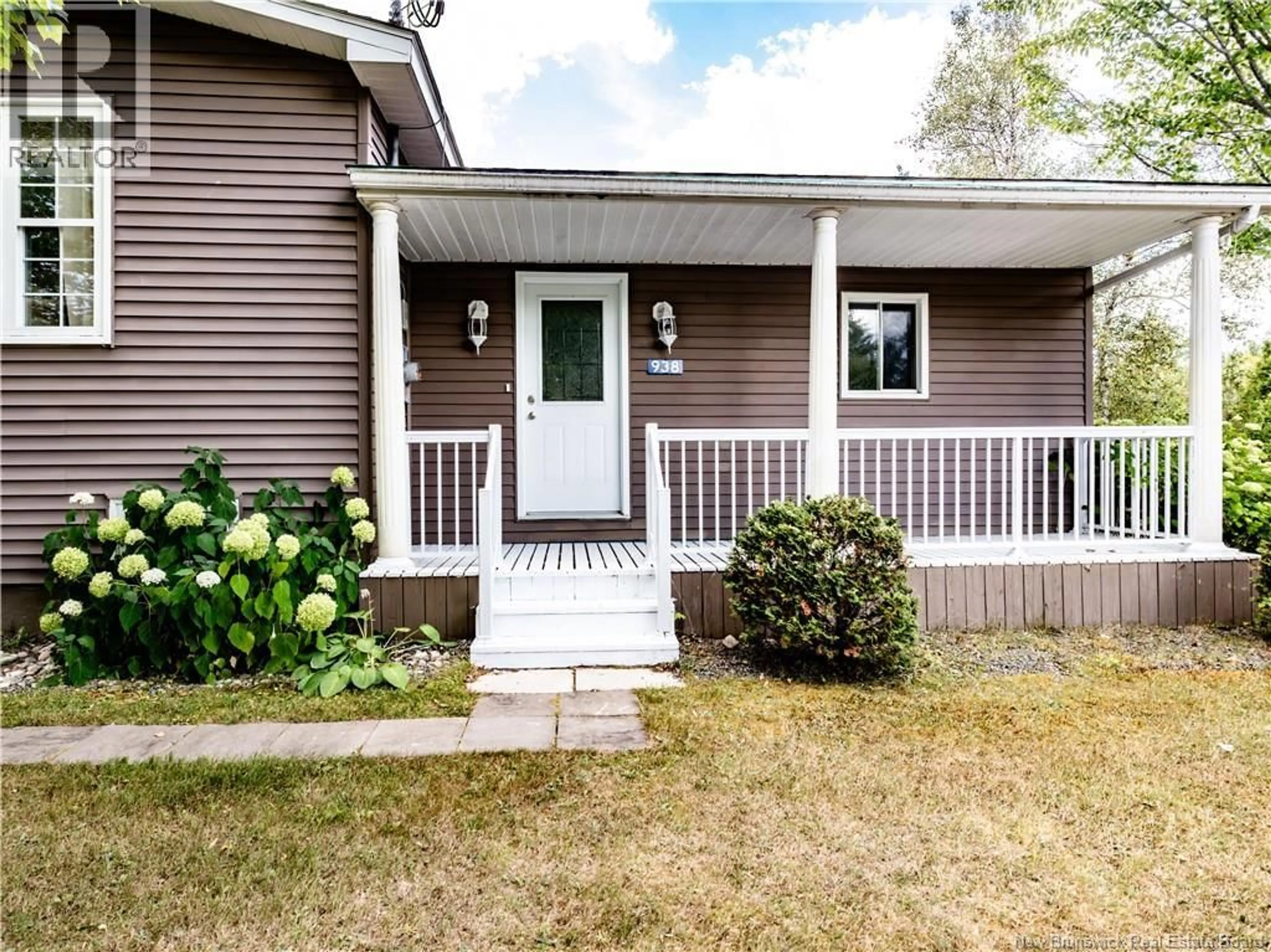 Home with vinyl exterior material, street for 938 DE LA PETITE RIVIERE, Aldouane New Brunswick E4W5C4