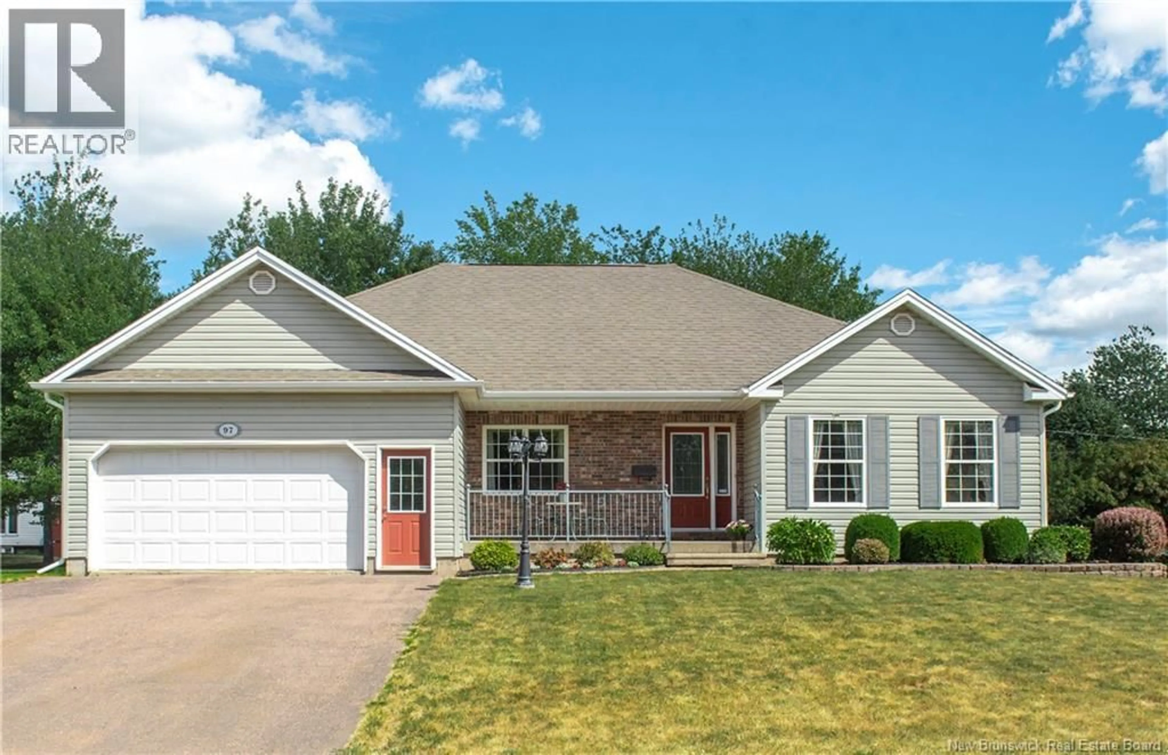 Home with vinyl exterior material, street for 97 CARDIGAN LANE, Moncton New Brunswick E1C0B9