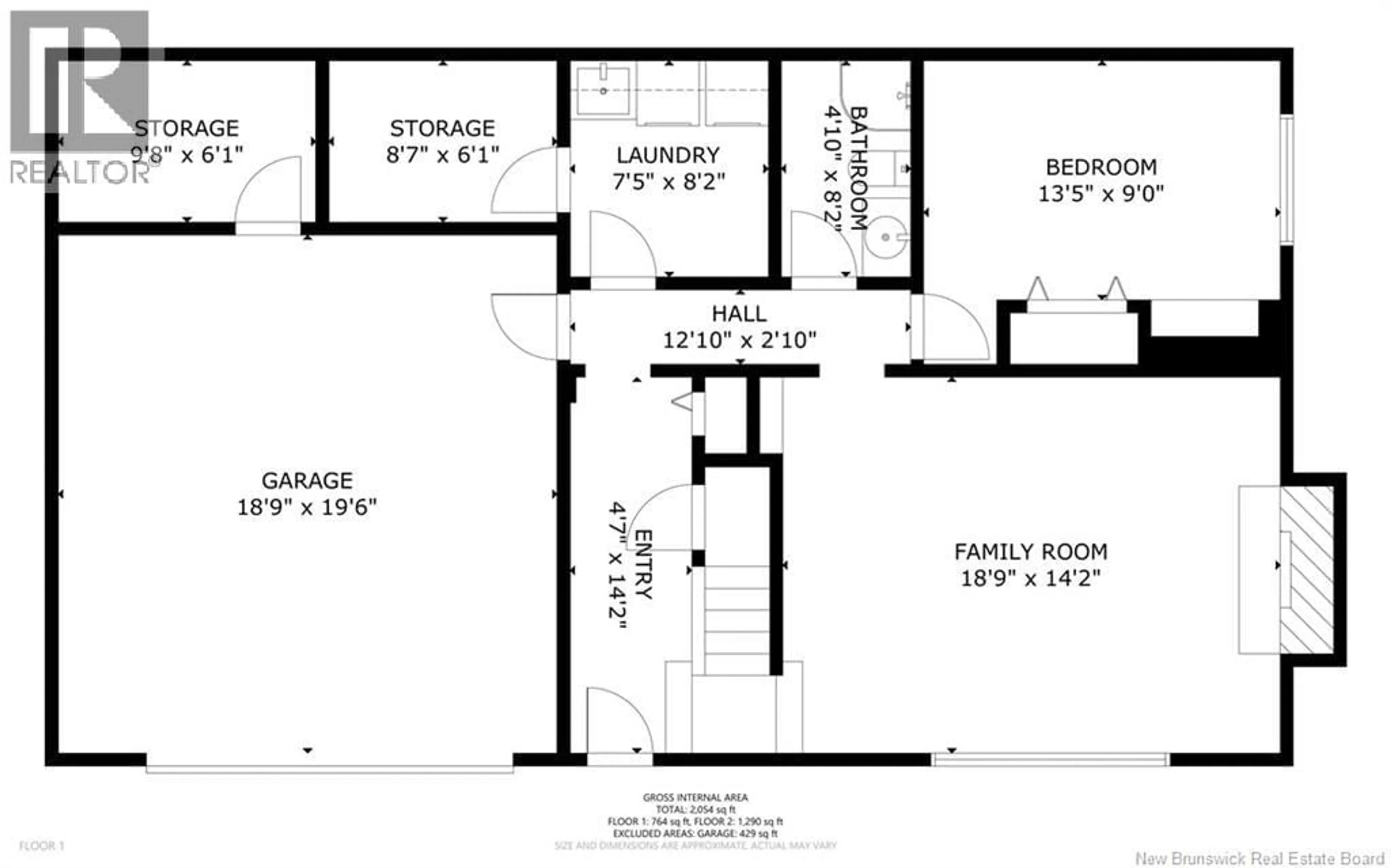 Floor plan for 285 SUNBURY DRIVE, Fredericton Junction New Brunswick E5L1S5