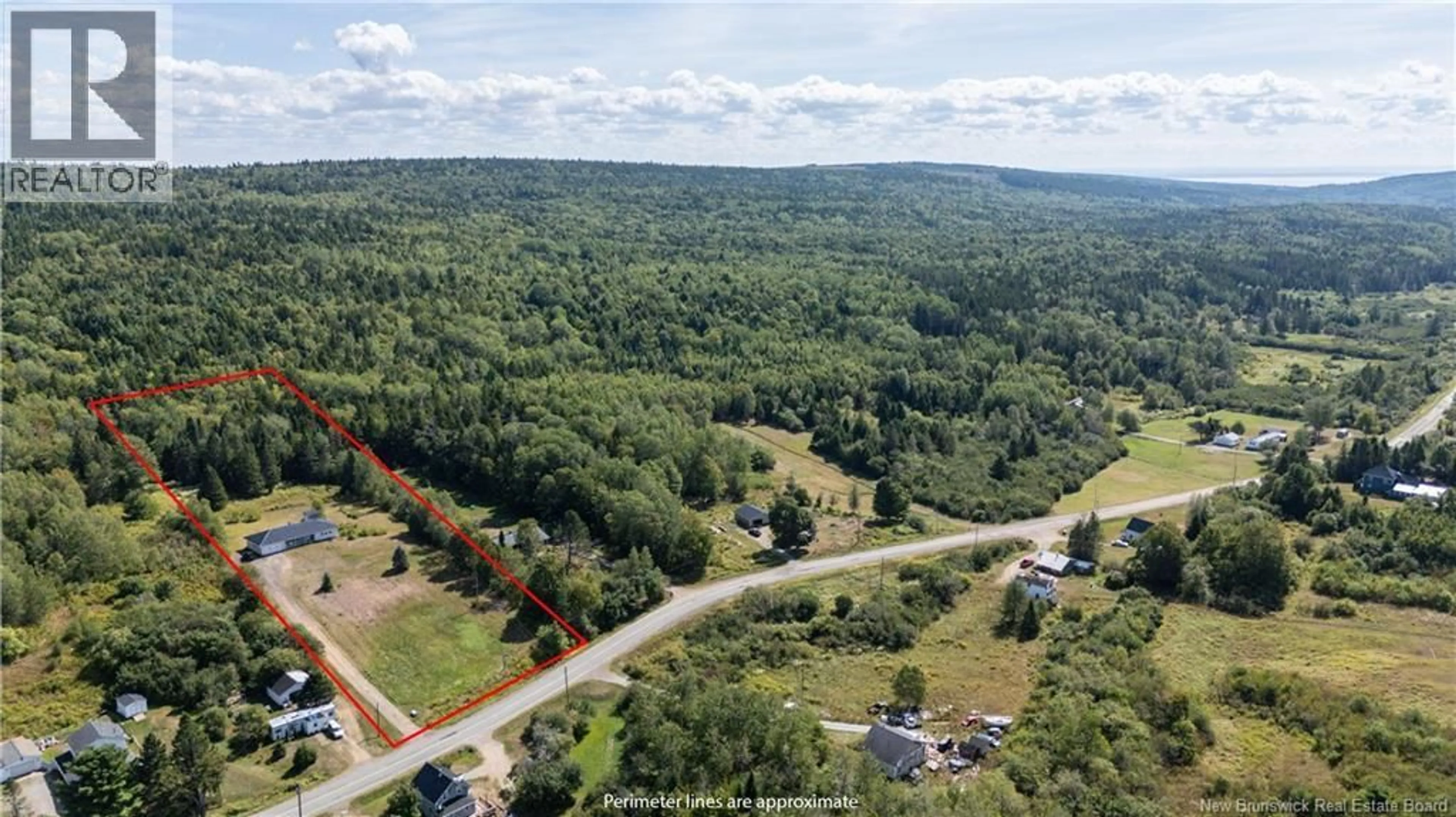 A pic from outside/outdoor area/front of a property/back of a property/a pic from drone, forest/trees view for 417 ALBERT MINES, Albert Mines New Brunswick E4H1R5
