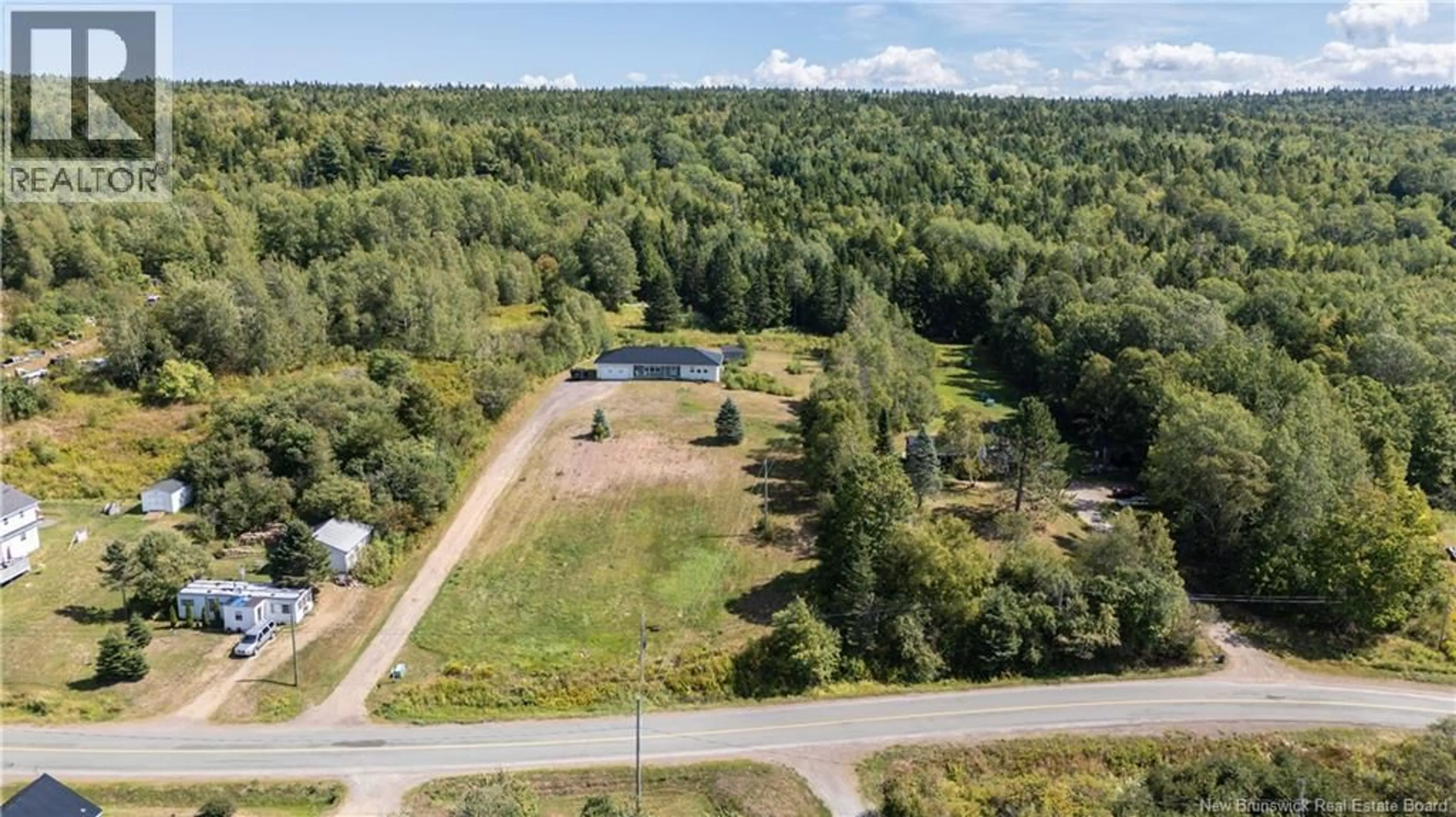 A pic from outside/outdoor area/front of a property/back of a property/a pic from drone, forest/trees view for 417 ALBERT MINES, Albert Mines New Brunswick E4H1R5