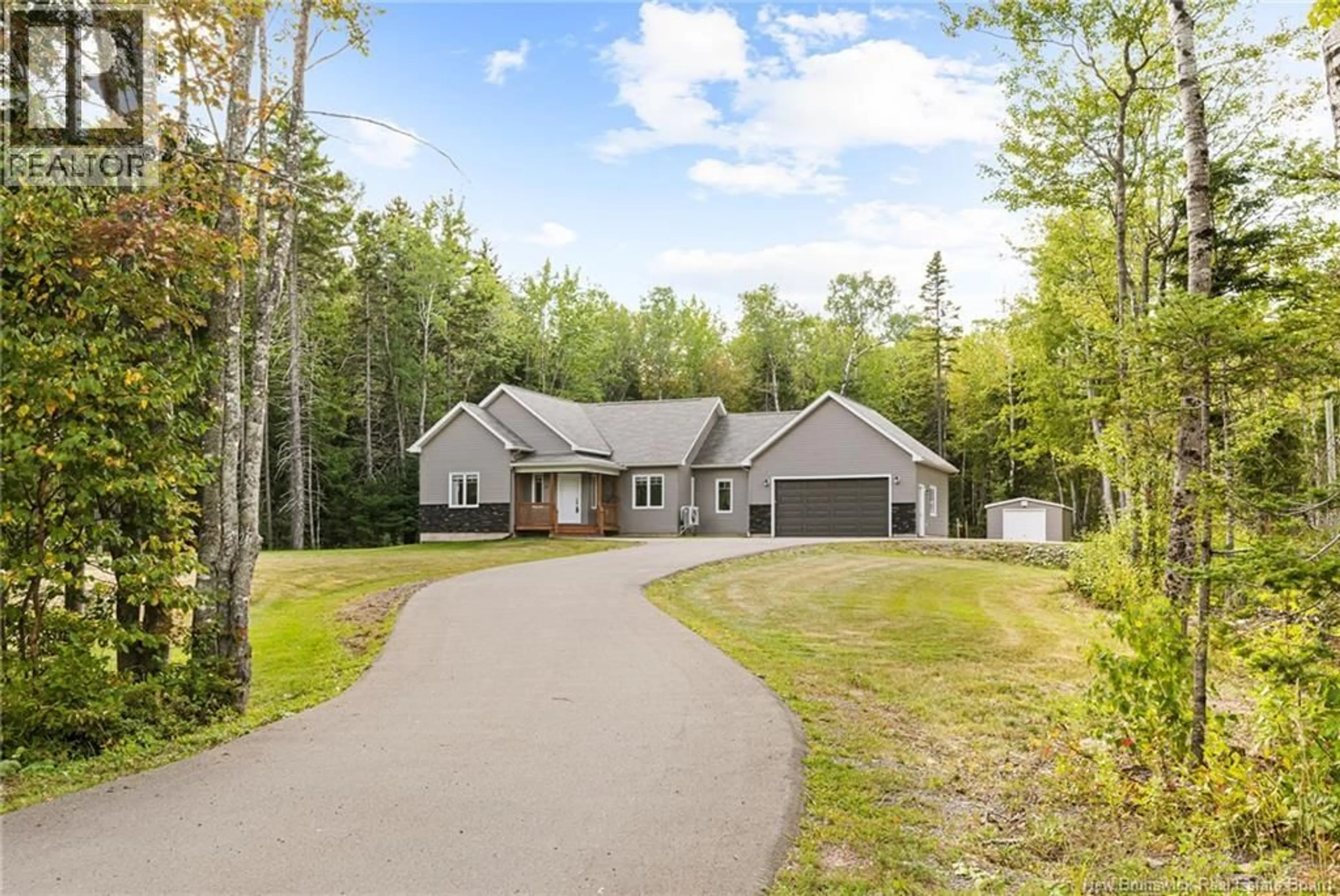 A pic from outside/outdoor area/front of a property/back of a property/a pic from drone, street for 26 SHAEFFER ROAD, Berry Mills New Brunswick E1G3W6