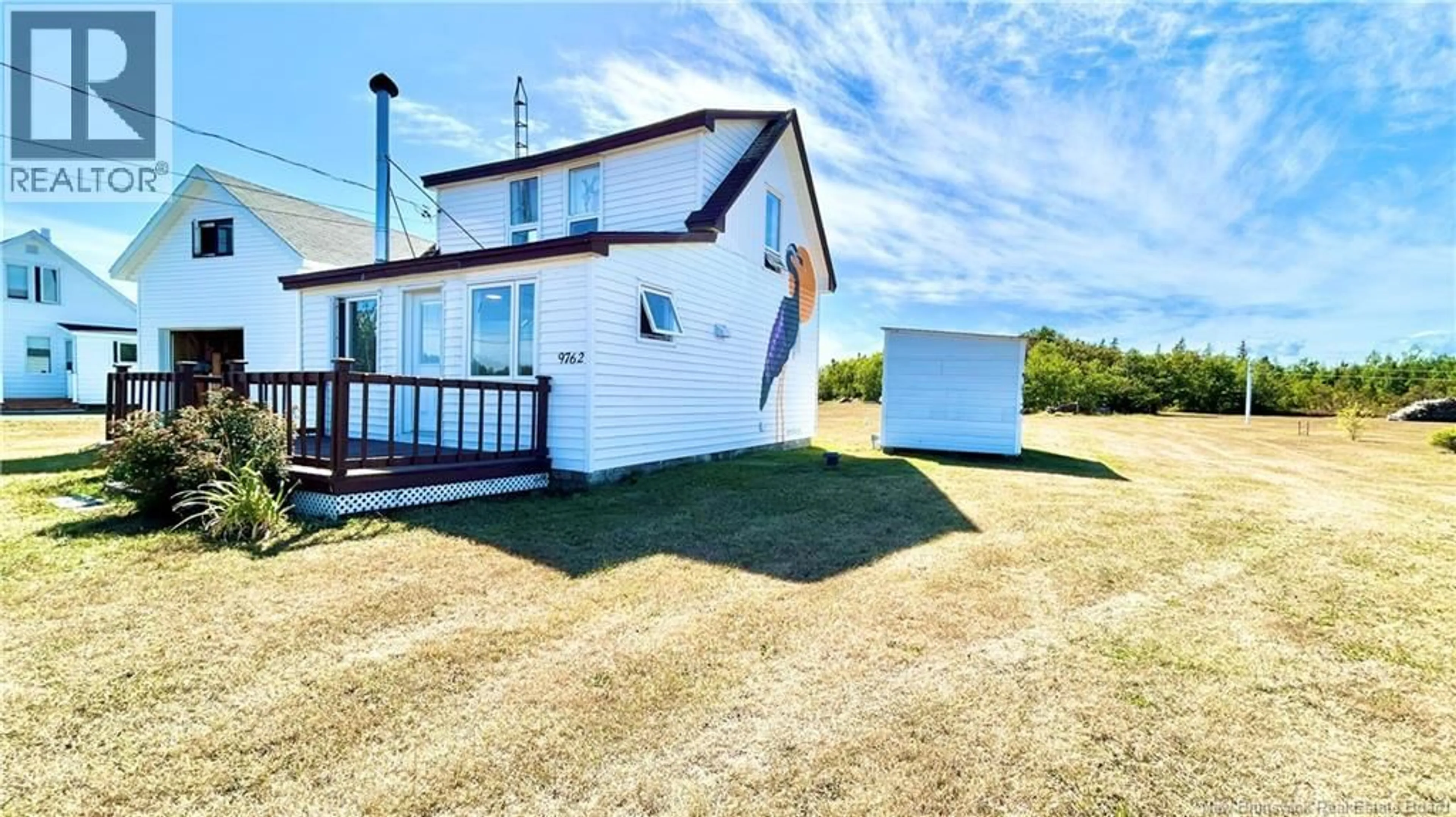 A pic from outside/outdoor area/front of a property/back of a property/a pic from drone, unknown for 9762 145 ROUTE ROUTE, Pokesudie New Brunswick E1W5S4