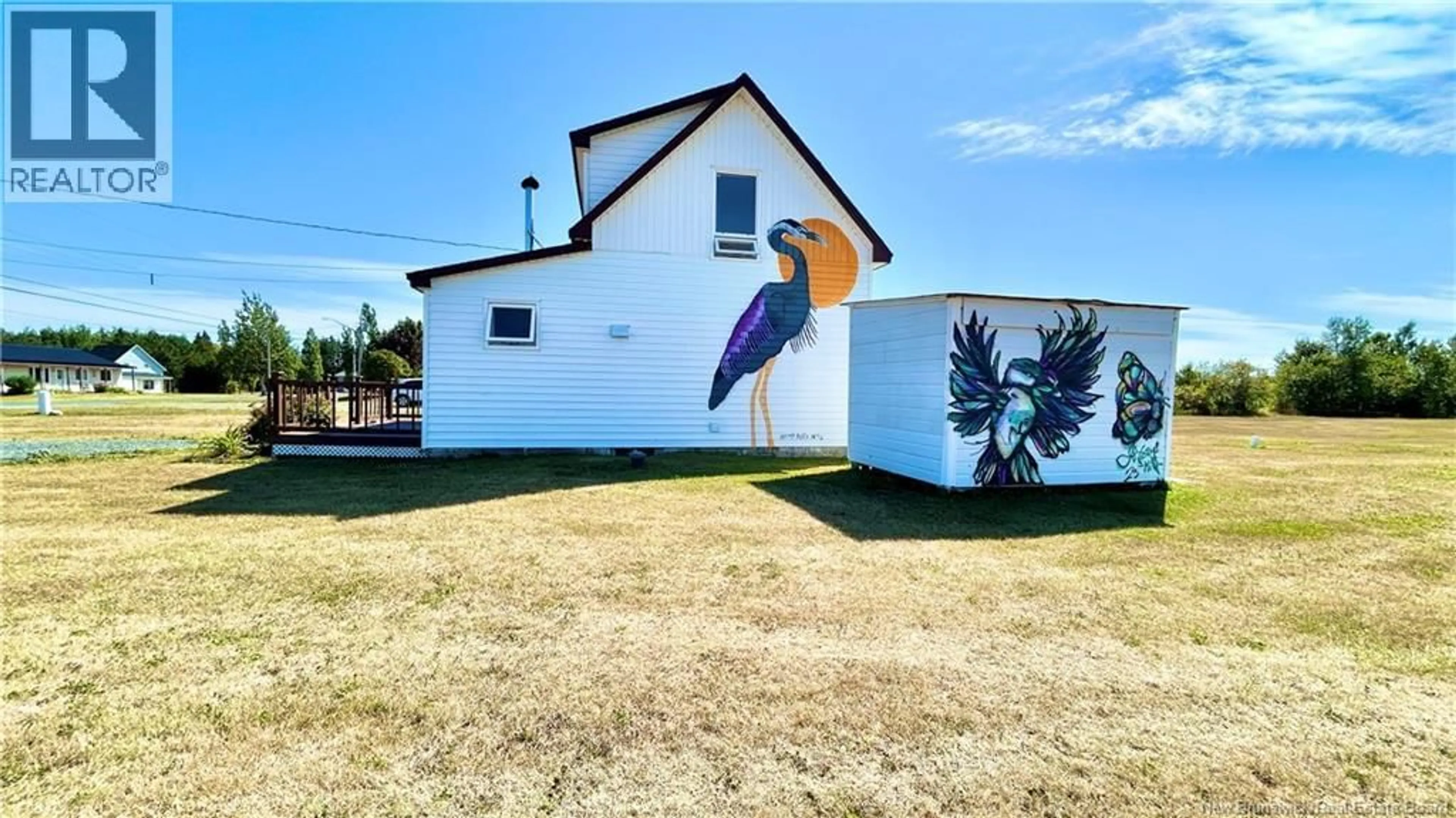 A pic from outside/outdoor area/front of a property/back of a property/a pic from drone, building for 9762 145 ROUTE ROUTE, Pokesudie New Brunswick E1W5S4
