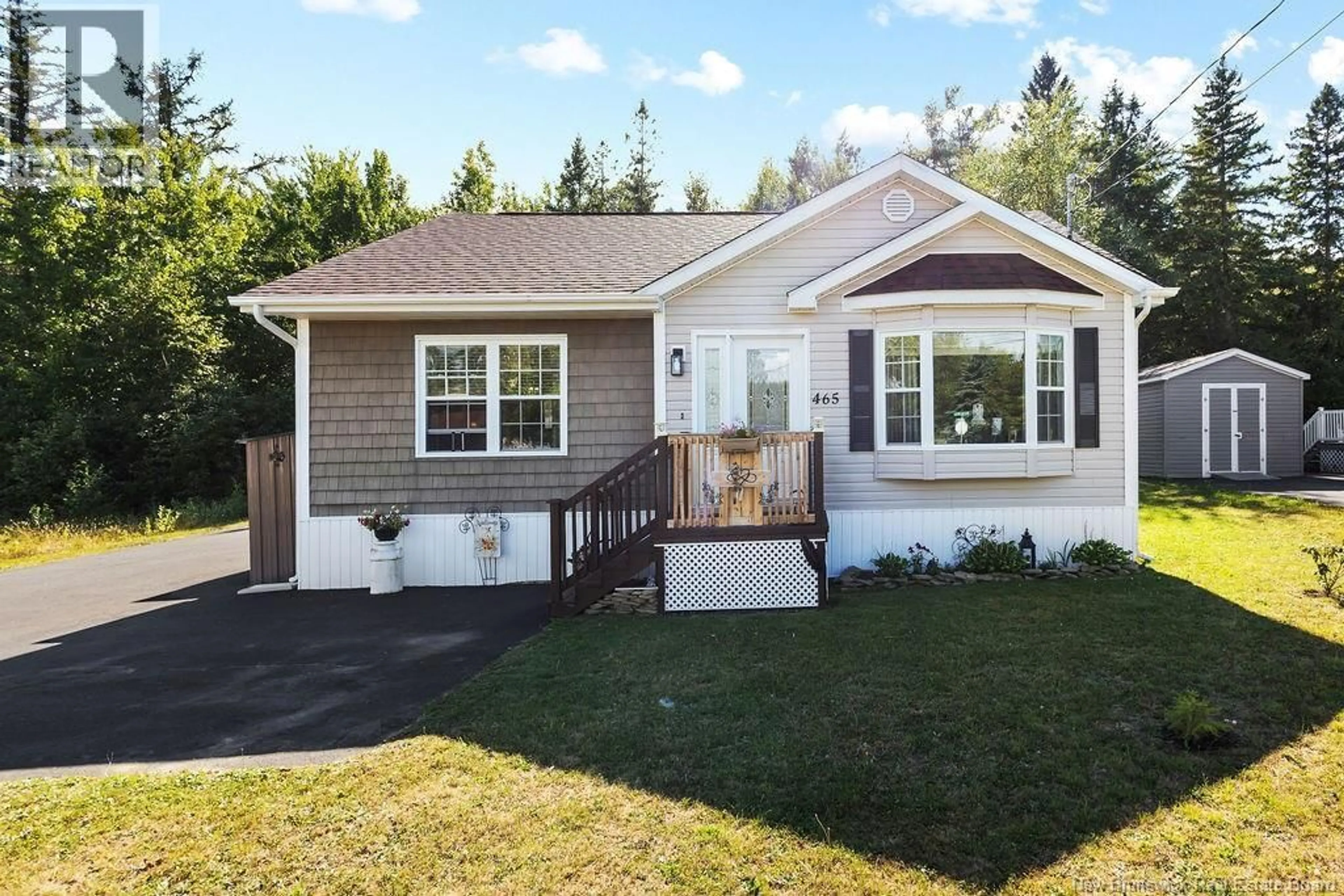 Home with vinyl exterior material, street for 465 WILLISTON DRIVE, Miramichi New Brunswick E1V5X8