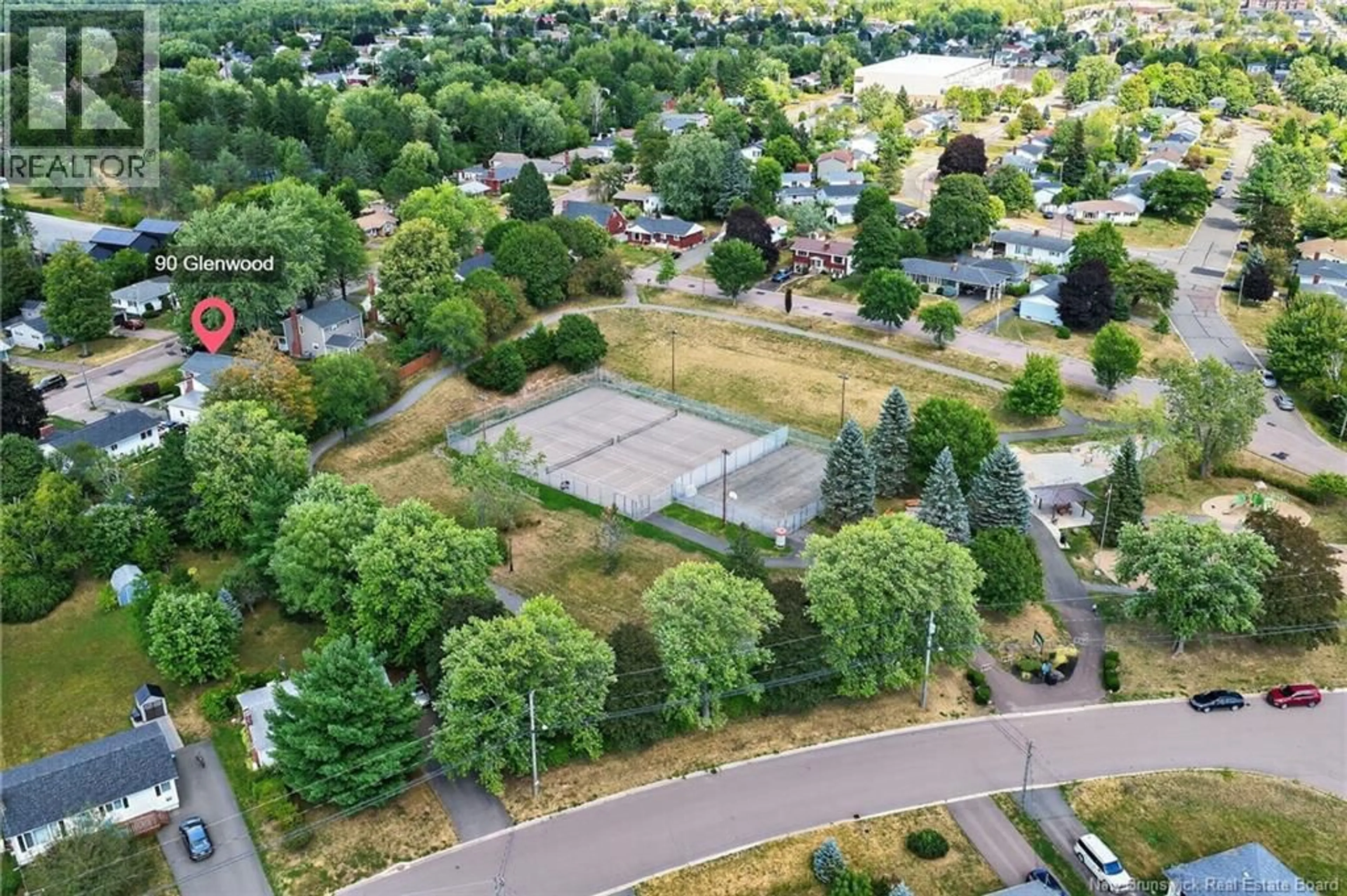 A pic from outside/outdoor area/front of a property/back of a property/a pic from drone, unknown for 90 GLENWOOD DRIVE, Moncton New Brunswick E1A2M9