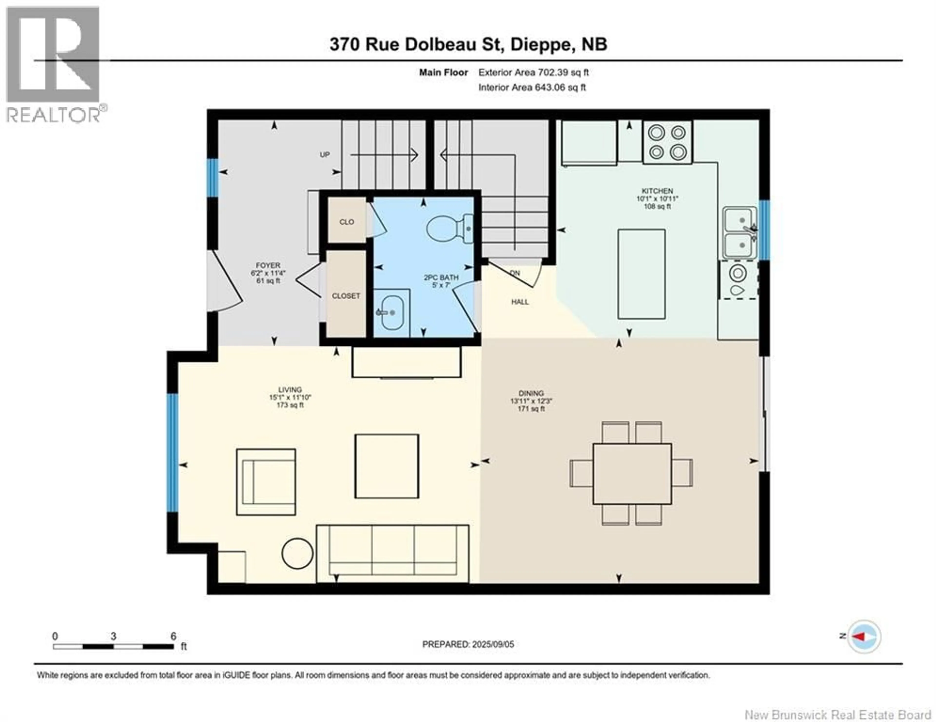 Floor plan for 370 DOLBEAU STREET, Dieppe New Brunswick E1A9R1