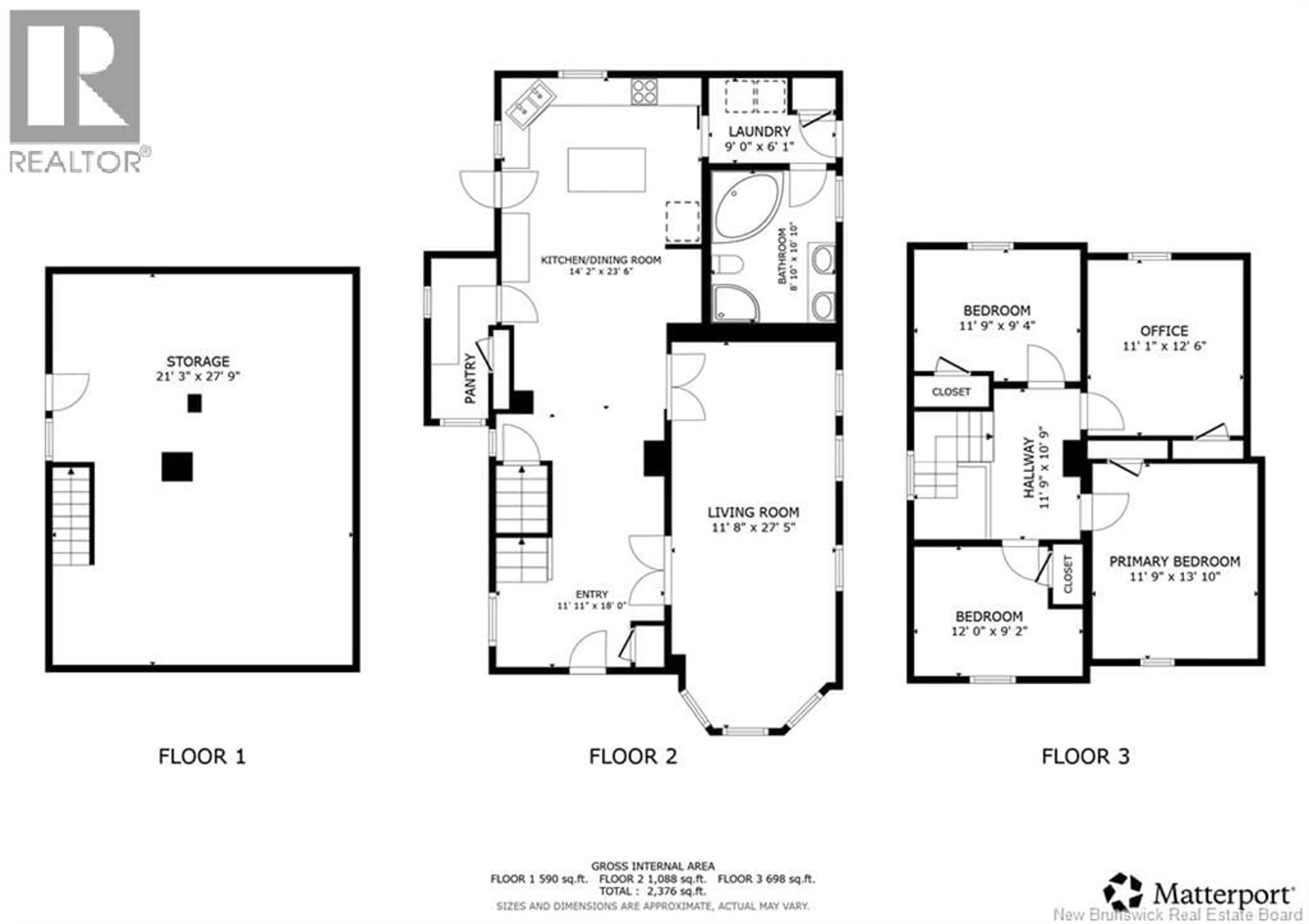 Floor plan for 54 BROAD ROAD, Oromocto New Brunswick E2V1C2