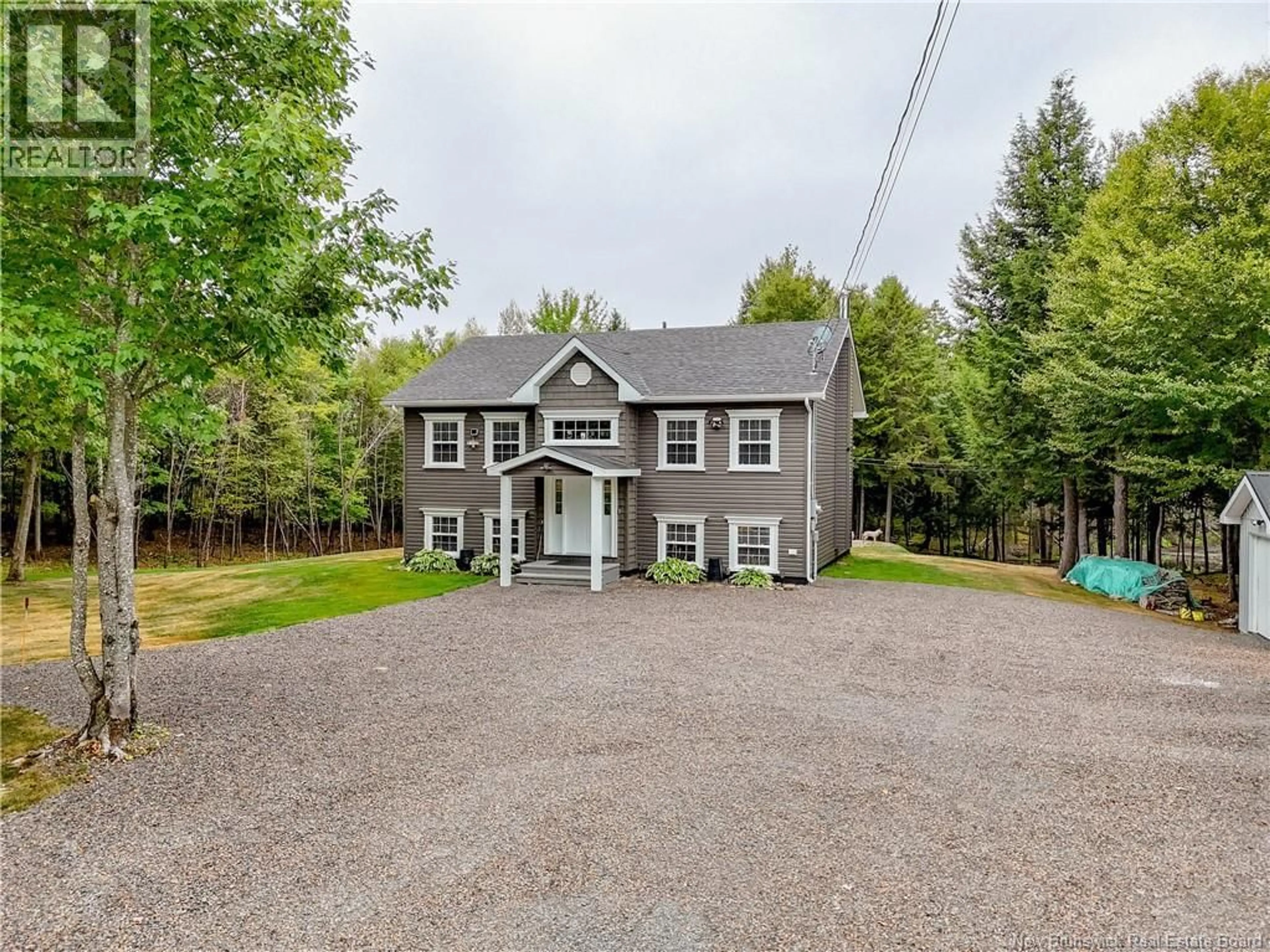 A pic from outside/outdoor area/front of a property/back of a property/a pic from drone, street for 183 ROUTE 628, Penniac New Brunswick E3A8Y1