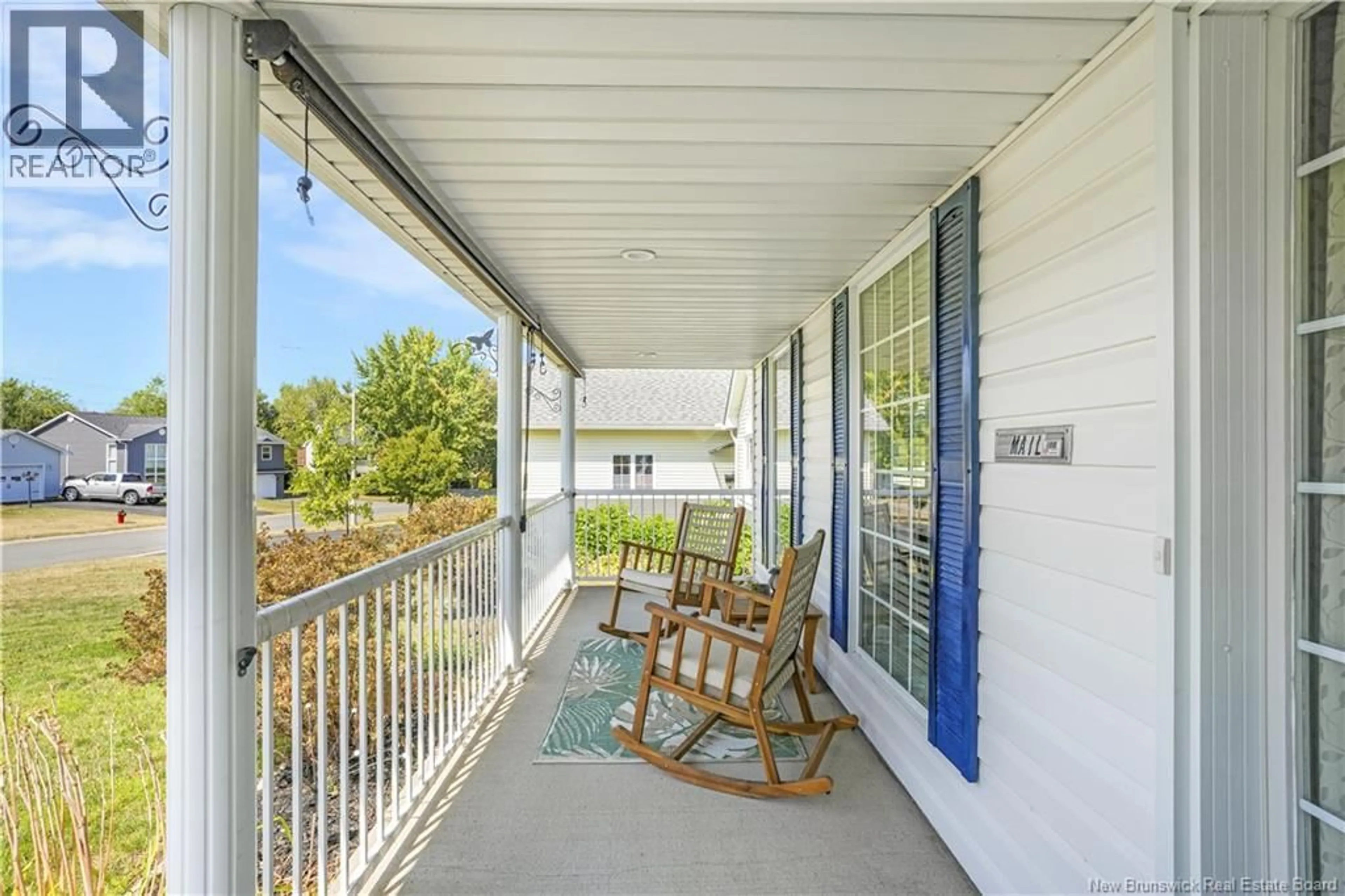 Patio, water/lake/river/ocean view for 69 LANSDOWN AVENUE, Oromocto New Brunswick E2V4J1