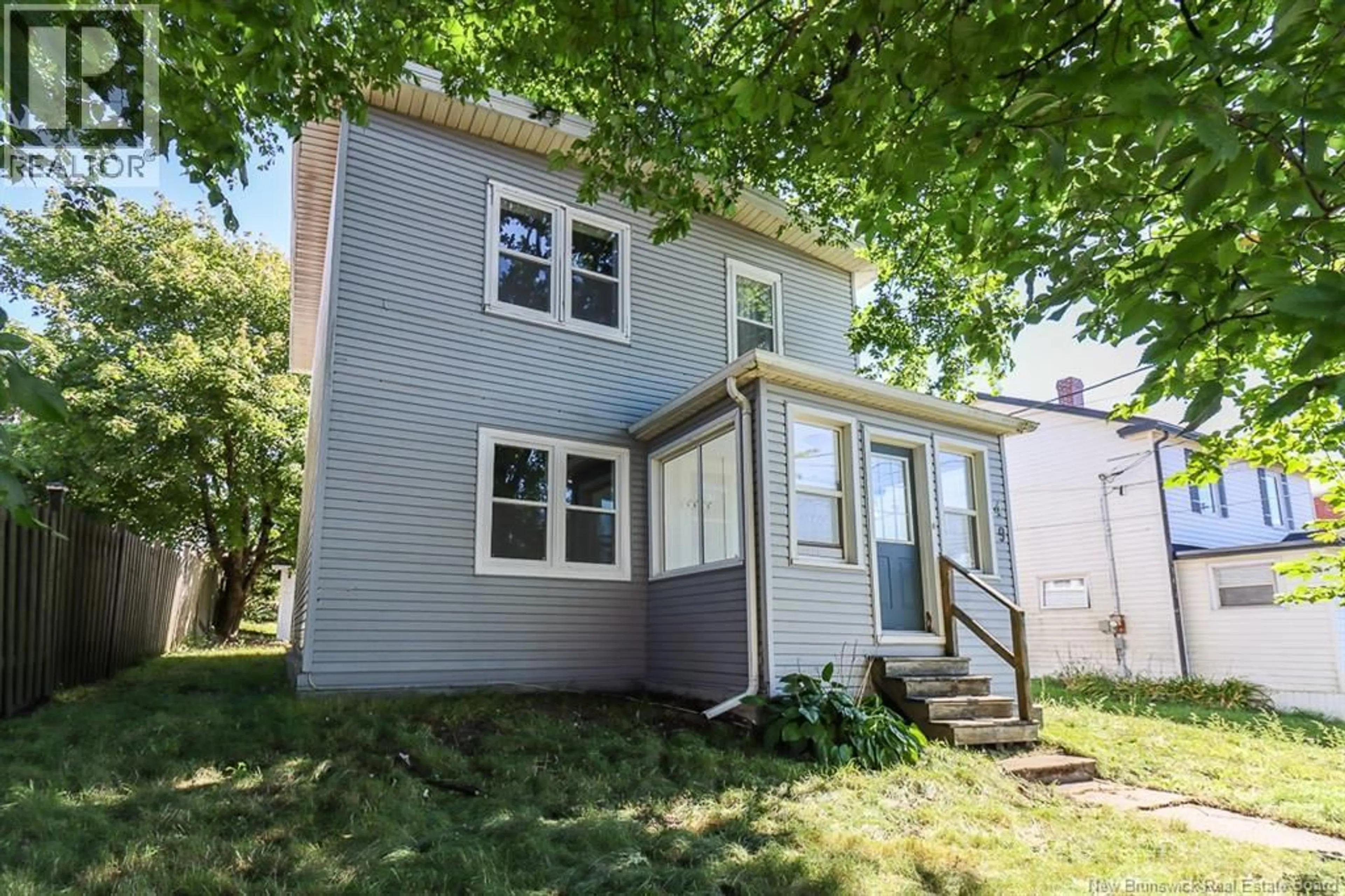 Home with vinyl exterior material, street for 49 BAYSIDE DRIVE, Saint John New Brunswick E2J1A1