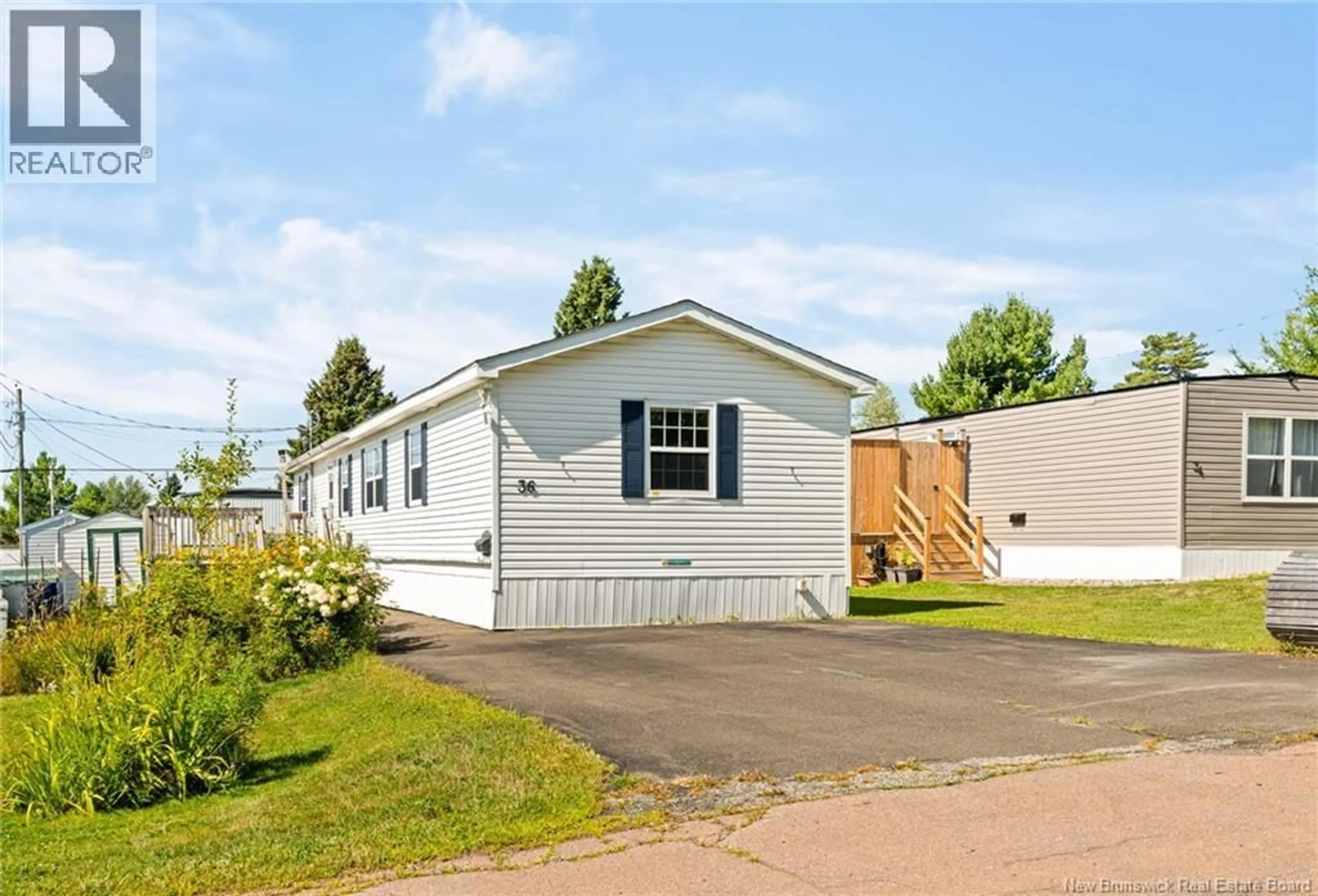Home with vinyl exterior material, street for 36 ARNOLD AVENUE, Moncton New Brunswick E1E3S6