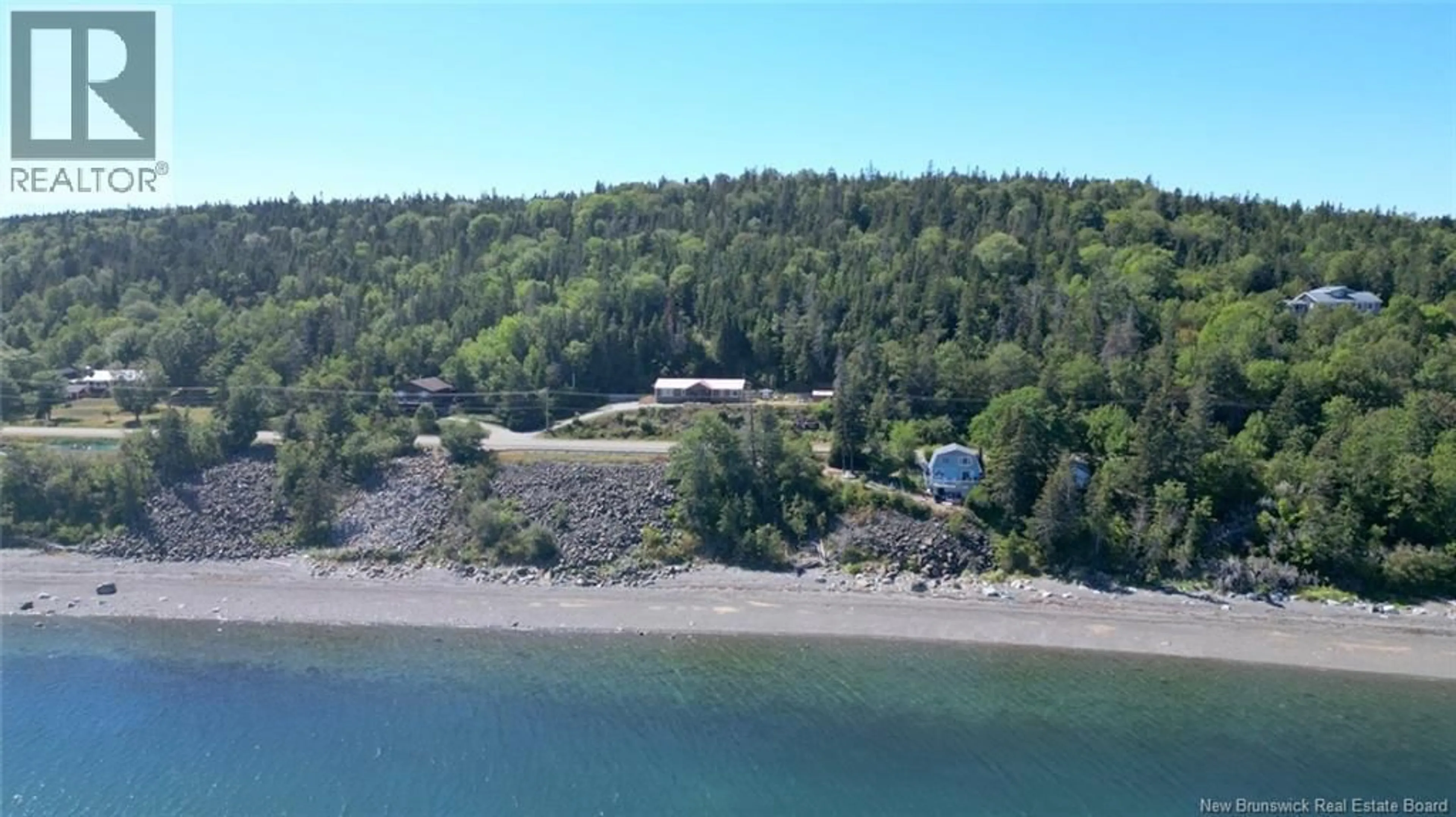 A pic from outside/outdoor area/front of a property/back of a property/a pic from drone, water/lake/river/ocean view for 312 ROUTE 776, Grand Manan New Brunswick E5G1A5