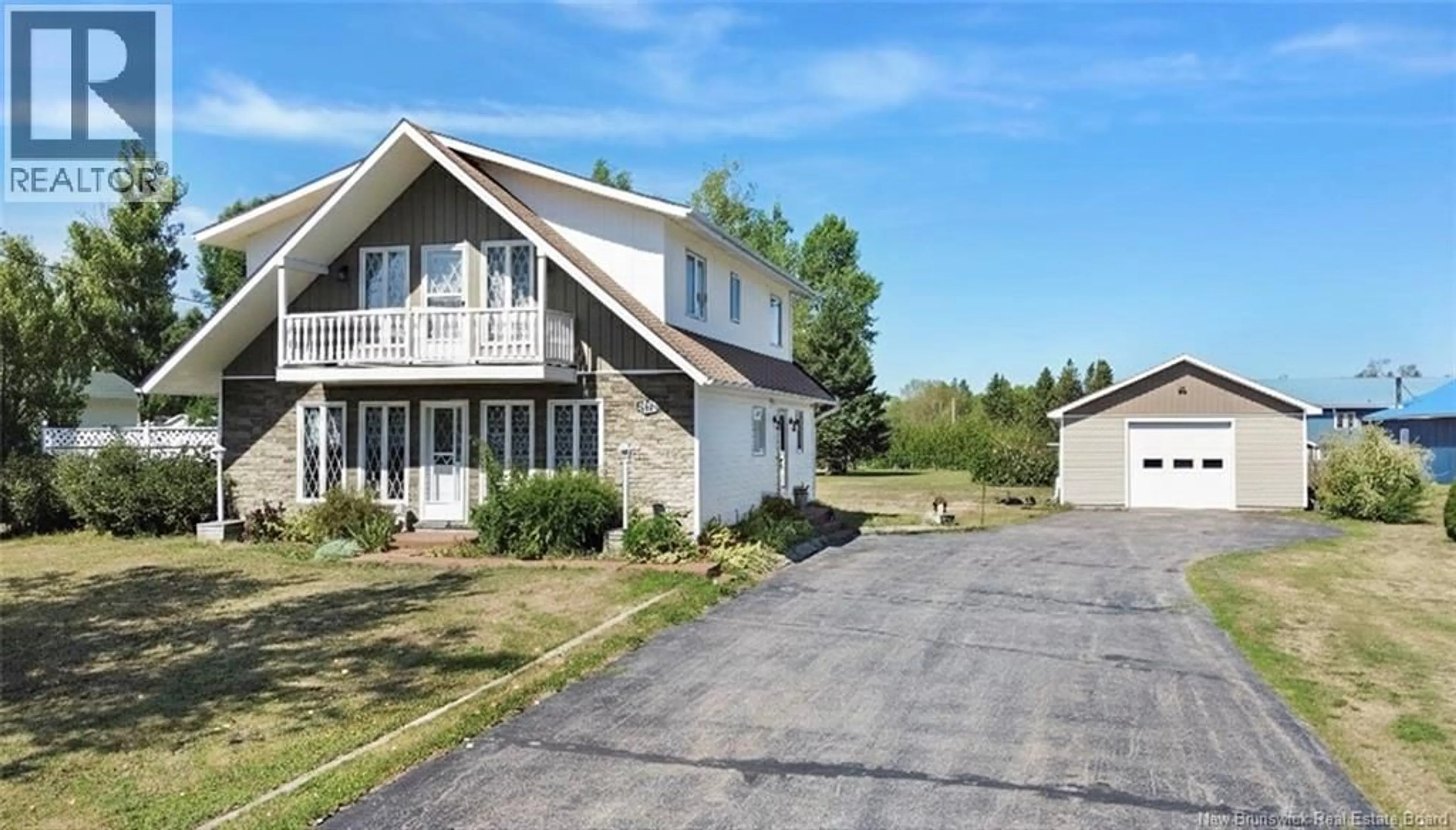 Home with vinyl exterior material, street for 1322 CH NICHOLAS DENYS, Nicholas Denys New Brunswick E8K3K2