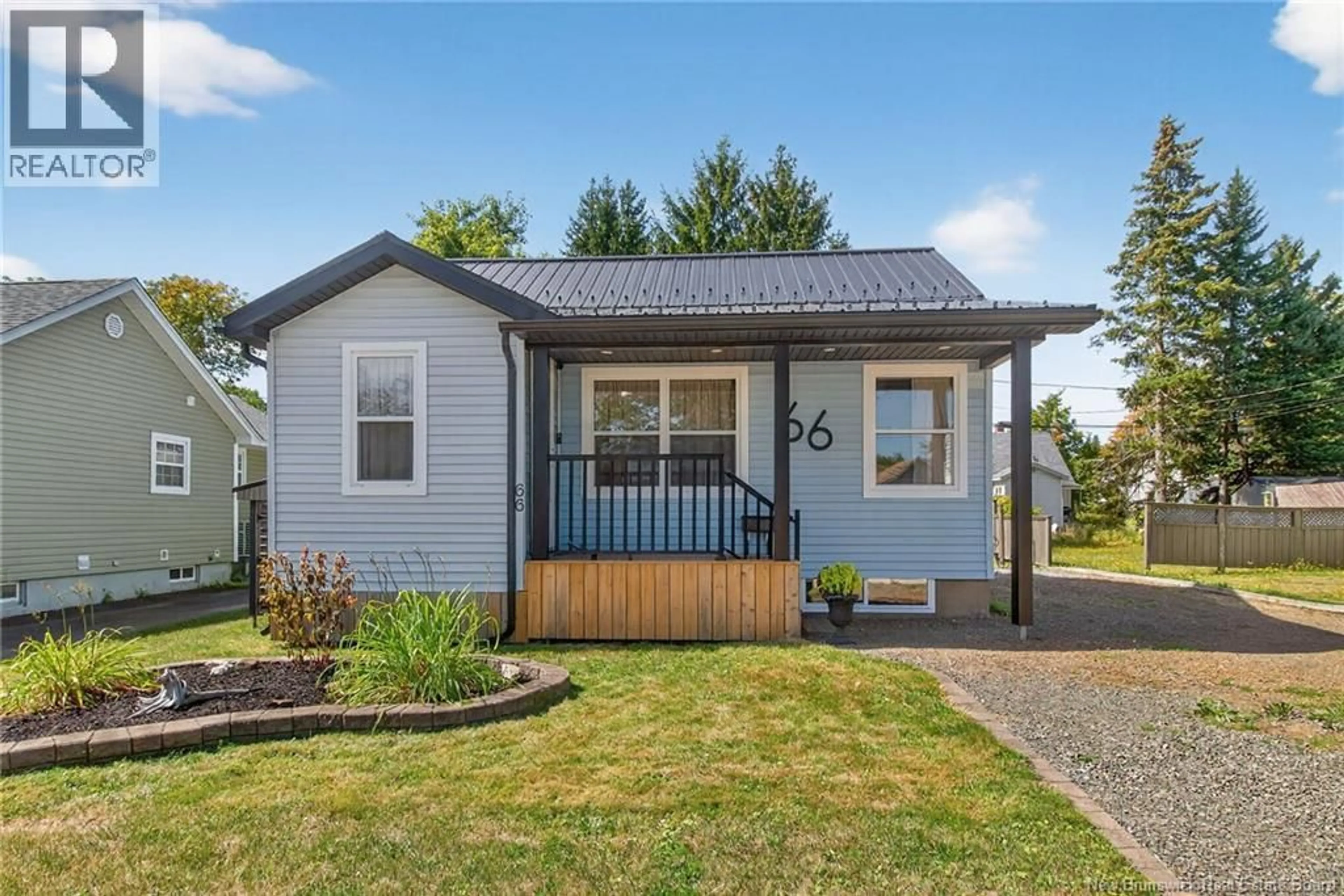 Home with vinyl exterior material, street for 66 HUMPHREY, Moncton New Brunswick E1C6P1