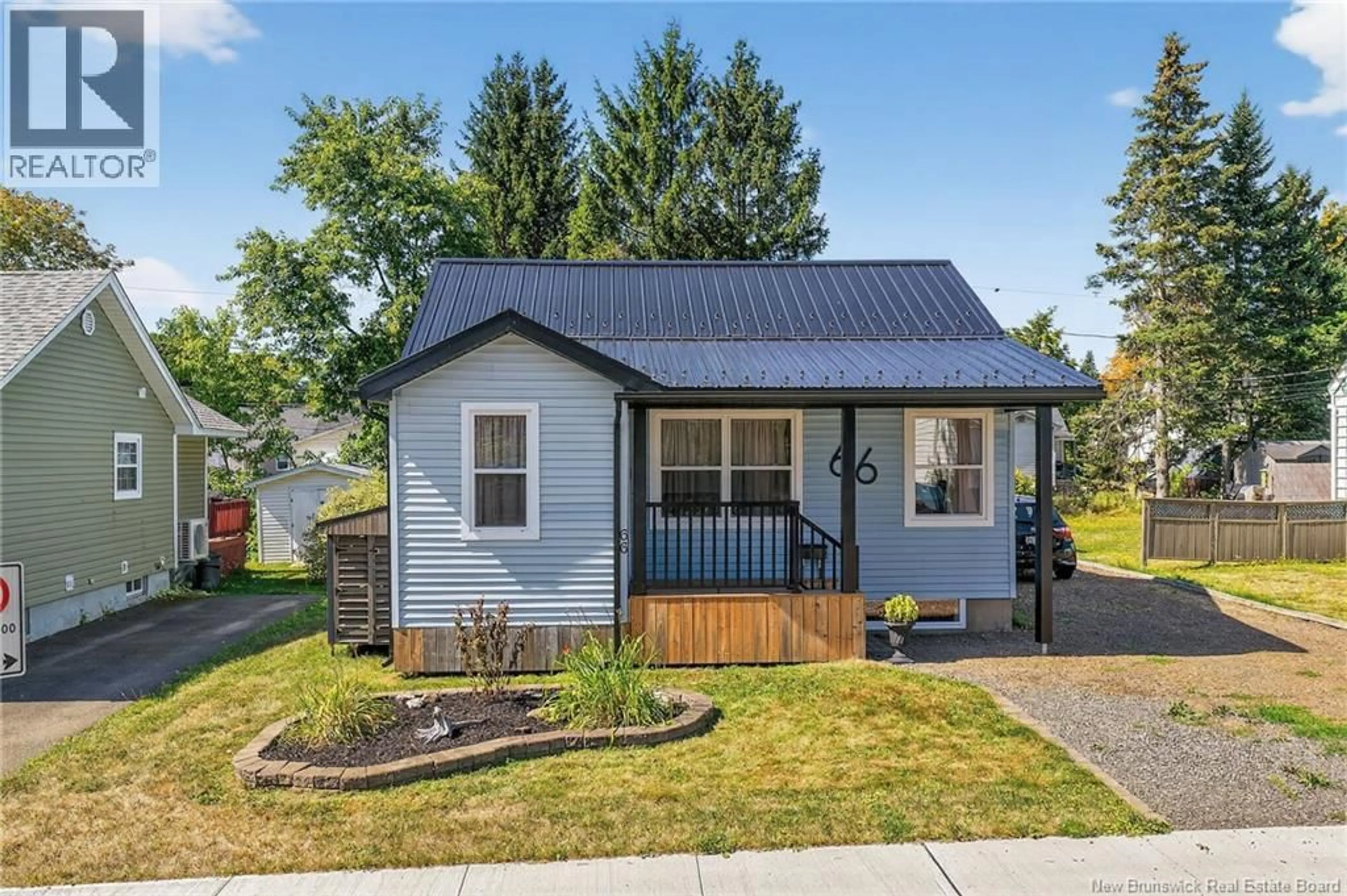Home with vinyl exterior material, street for 66 HUMPHREY, Moncton New Brunswick E1C6P1
