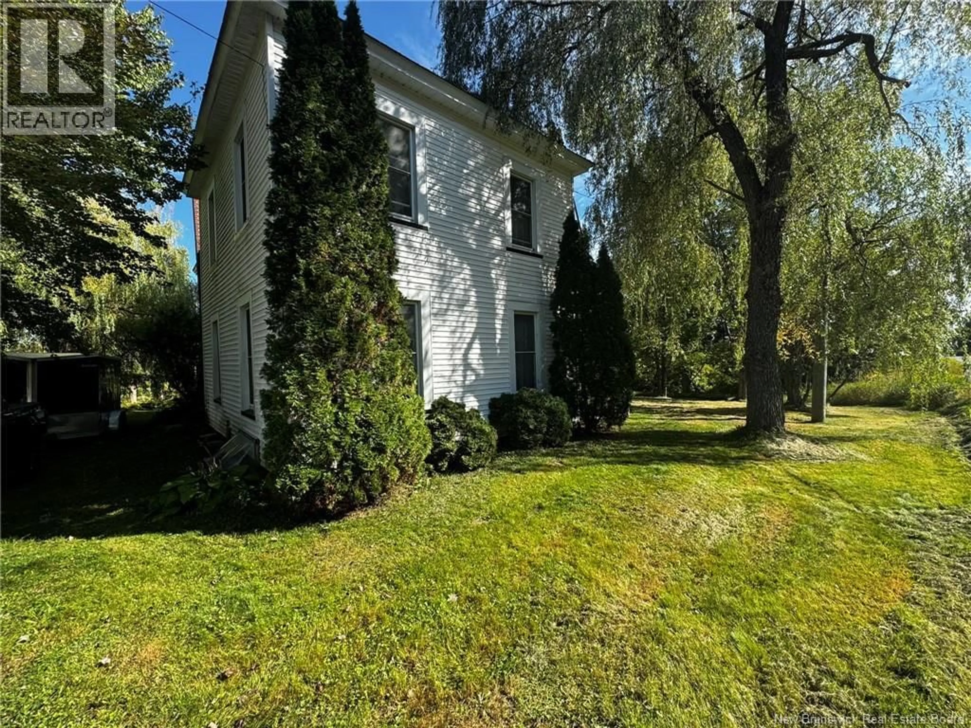 A pic from outside/outdoor area/front of a property/back of a property/a pic from drone, street for 5078 HWY 108, Millerton New Brunswick E1V5G8