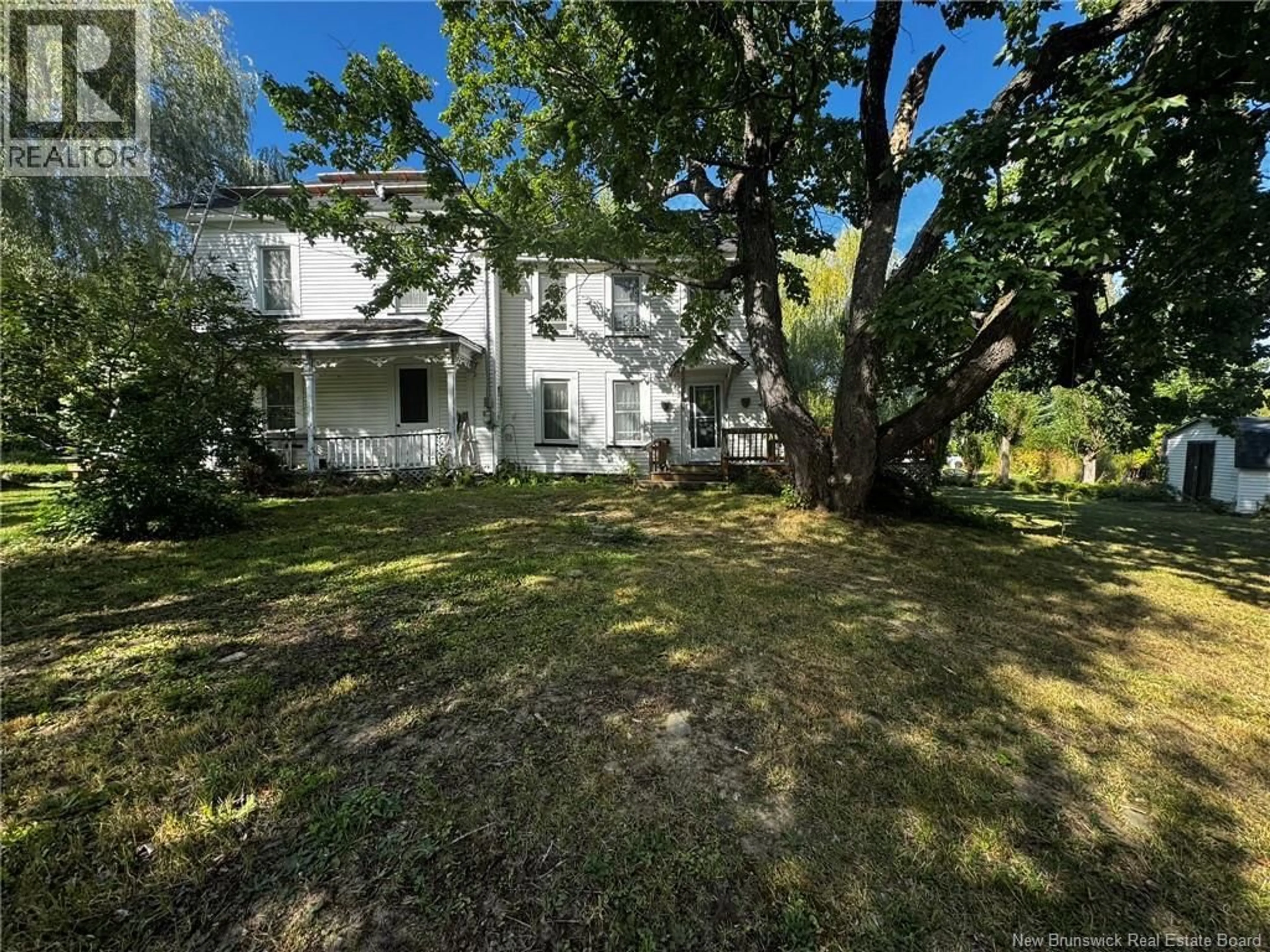 A pic from outside/outdoor area/front of a property/back of a property/a pic from drone, street for 5078 HWY 108, Millerton New Brunswick E1V5G8