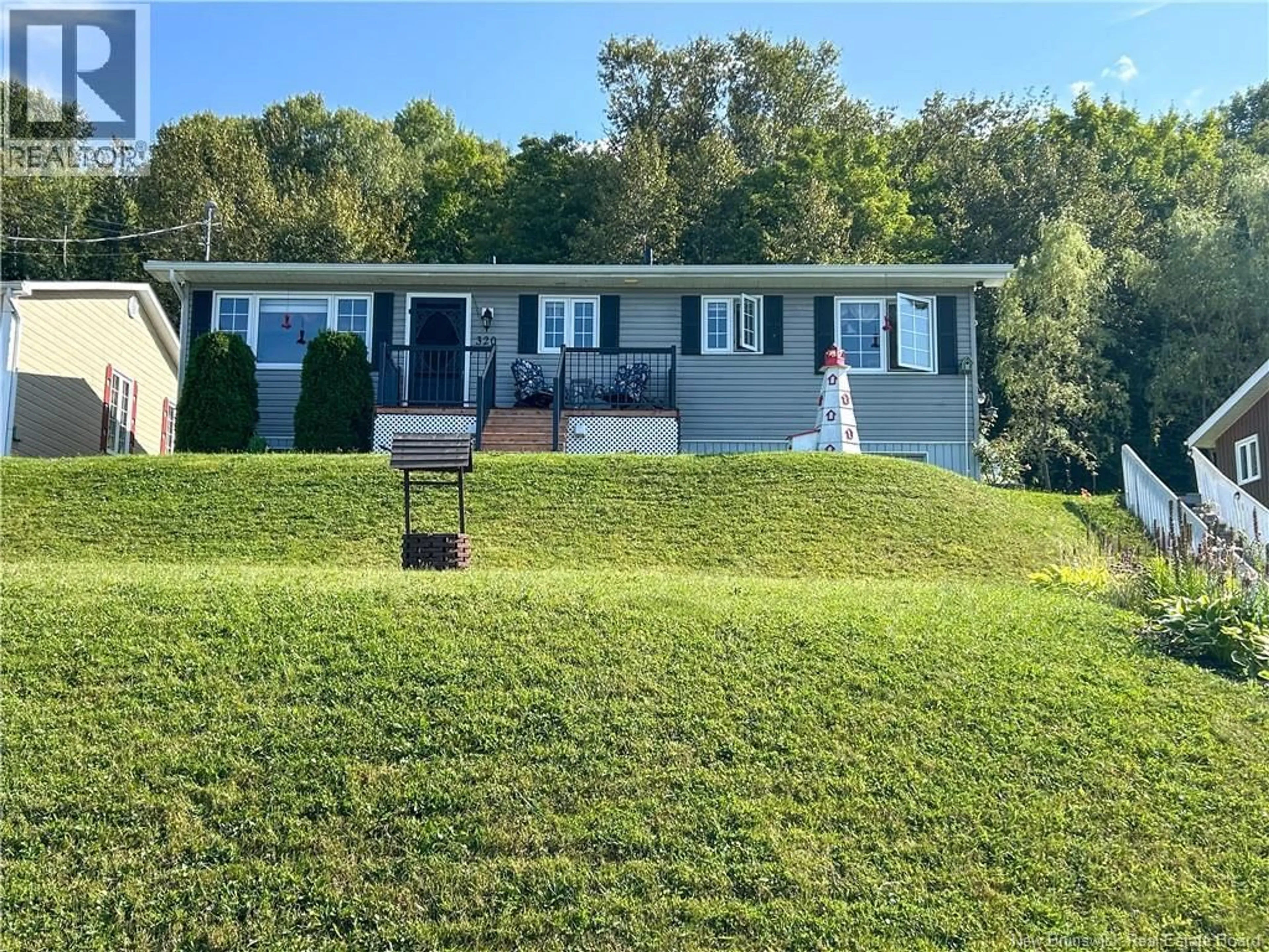Home with vinyl exterior material, water/lake/river/ocean view for 320 BELLEVUE STREET, Atholville New Brunswick E3N4E7
