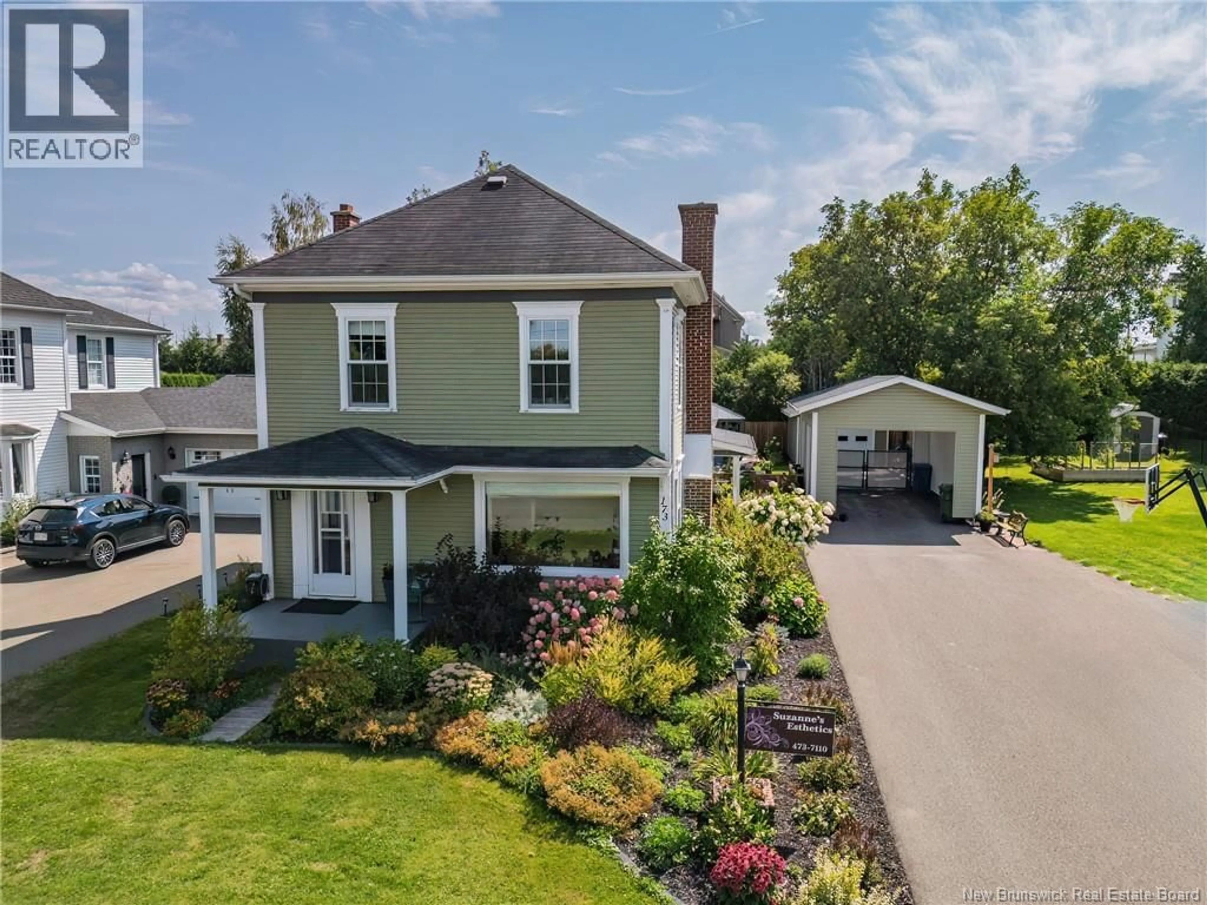 A pic from outside/outdoor area/front of a property/back of a property/a pic from drone, street for 173 SHERIFF STREET, Grand-Sault/Grand Falls New Brunswick E3Z2Z8