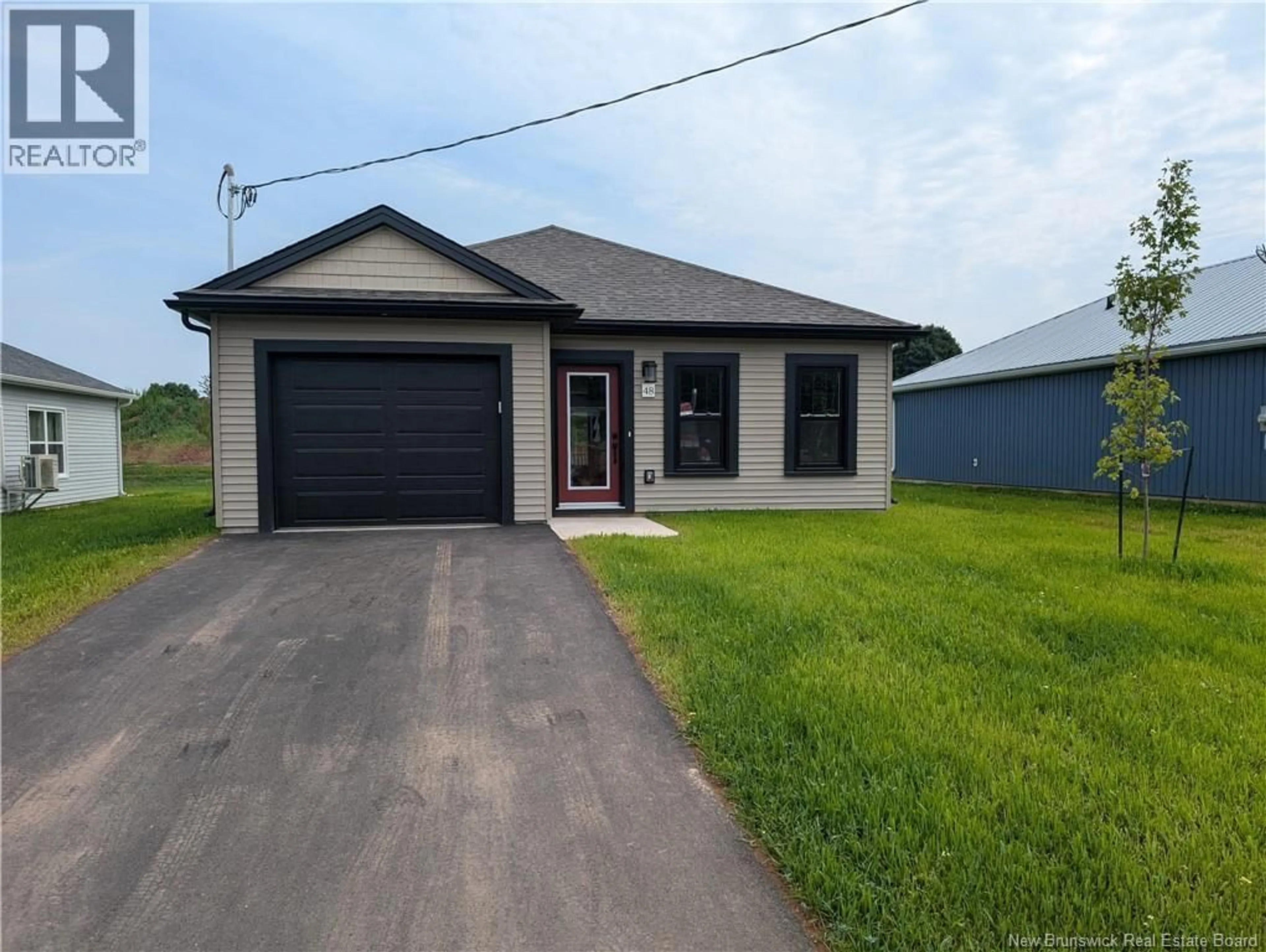 Home with vinyl exterior material, street for 23-1 STEWART AVENUE, Sussex New Brunswick E4E2E8