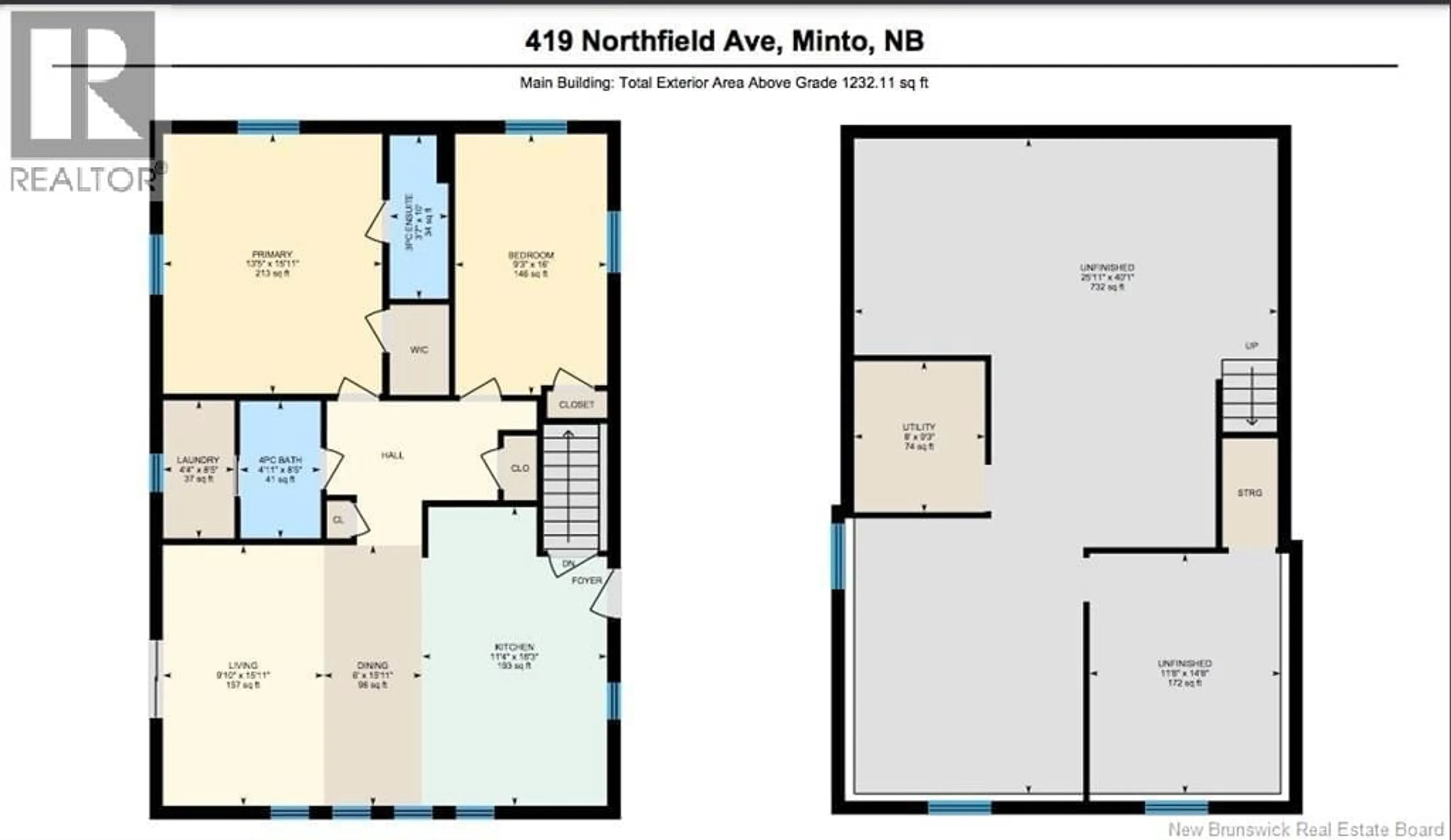 Floor plan for 419 NORTHFIELD AVENUE, Minto New Brunswick E4B3Z2