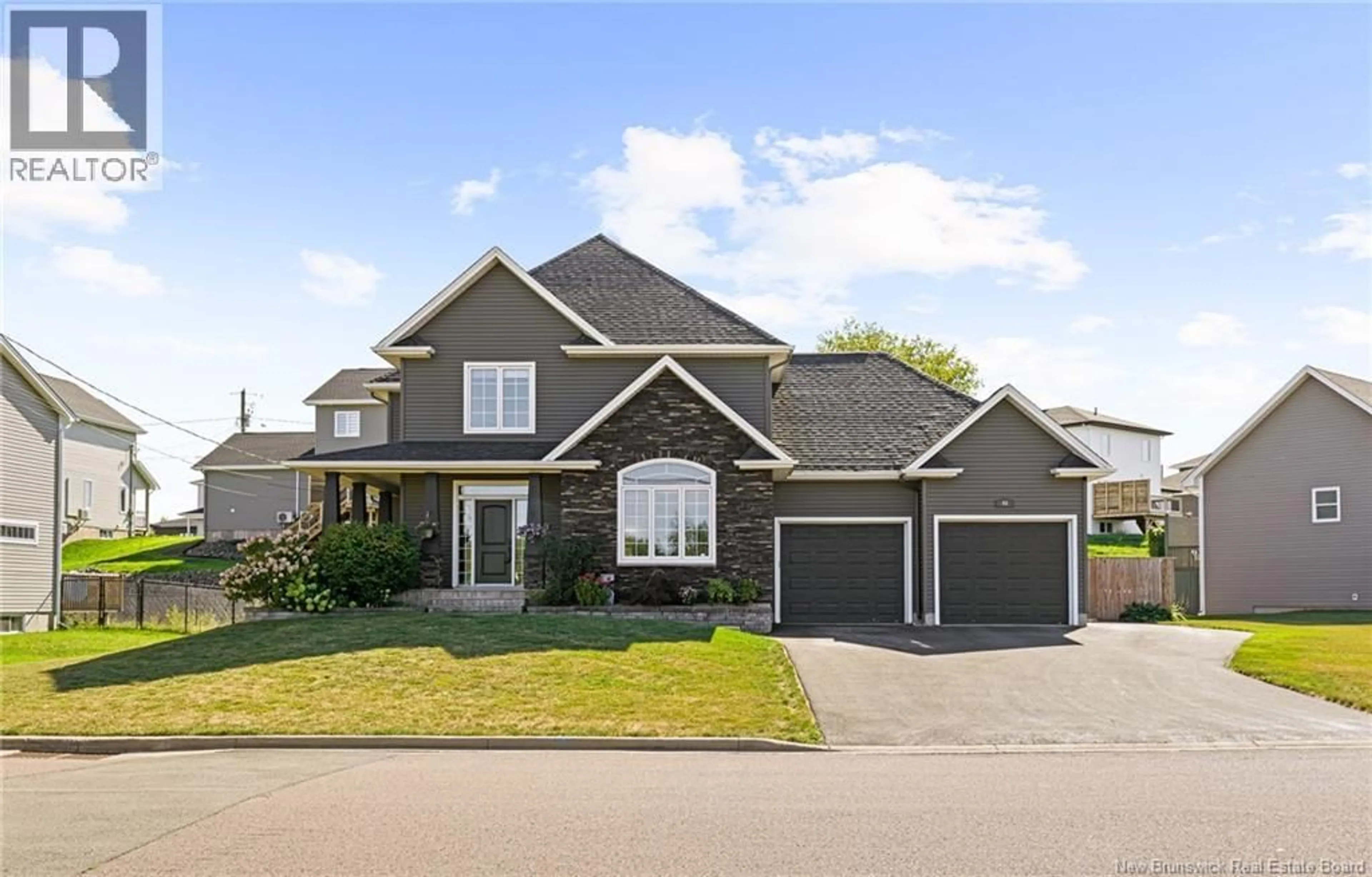 Home with vinyl exterior material, street for 40 SALENGRO CRESCENT, Moncton New Brunswick E1G5P7