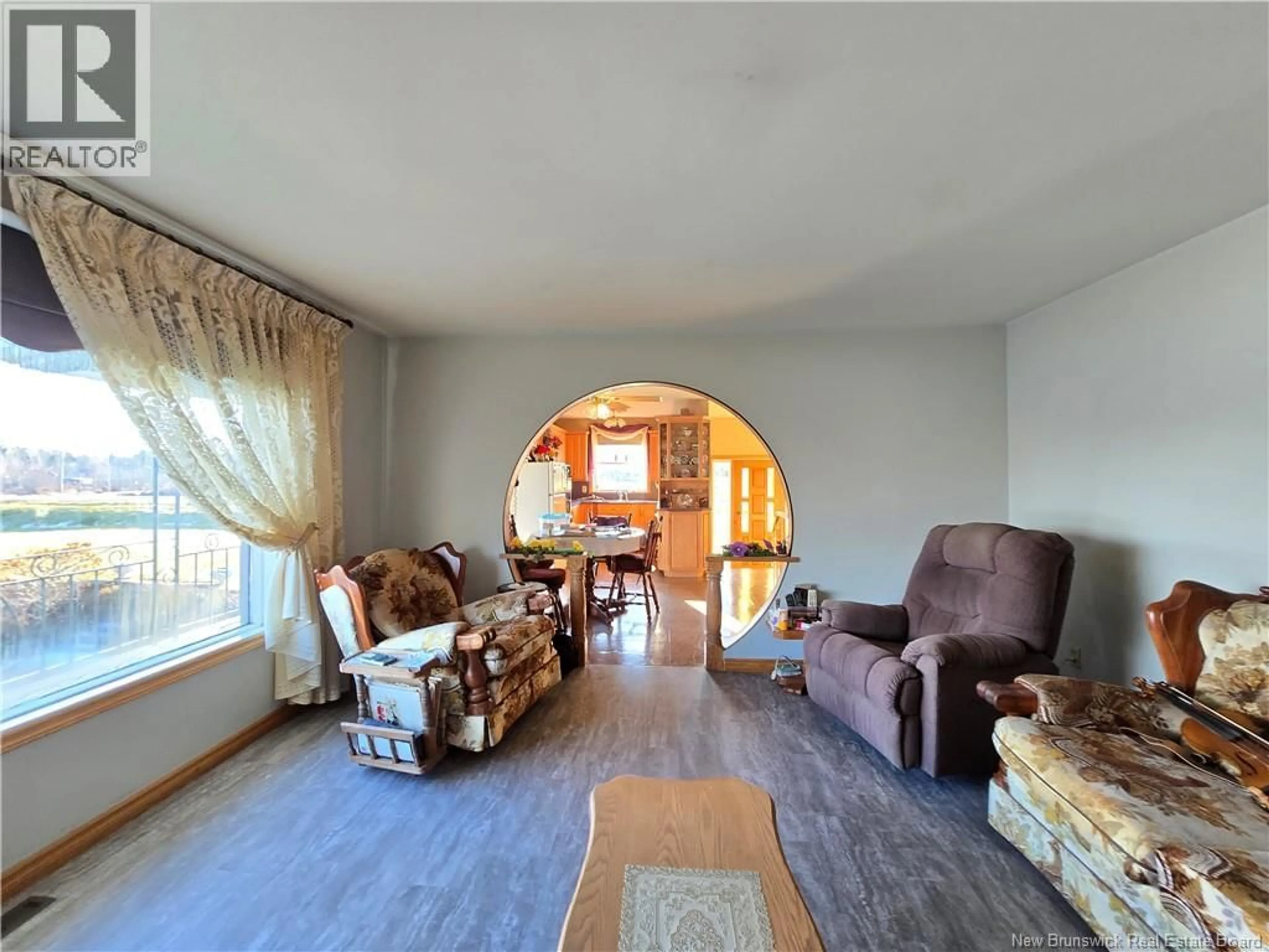 Living room with furniture, unknown for 11700 ROUTE 11, Pokemouche New Brunswick E8P1K4