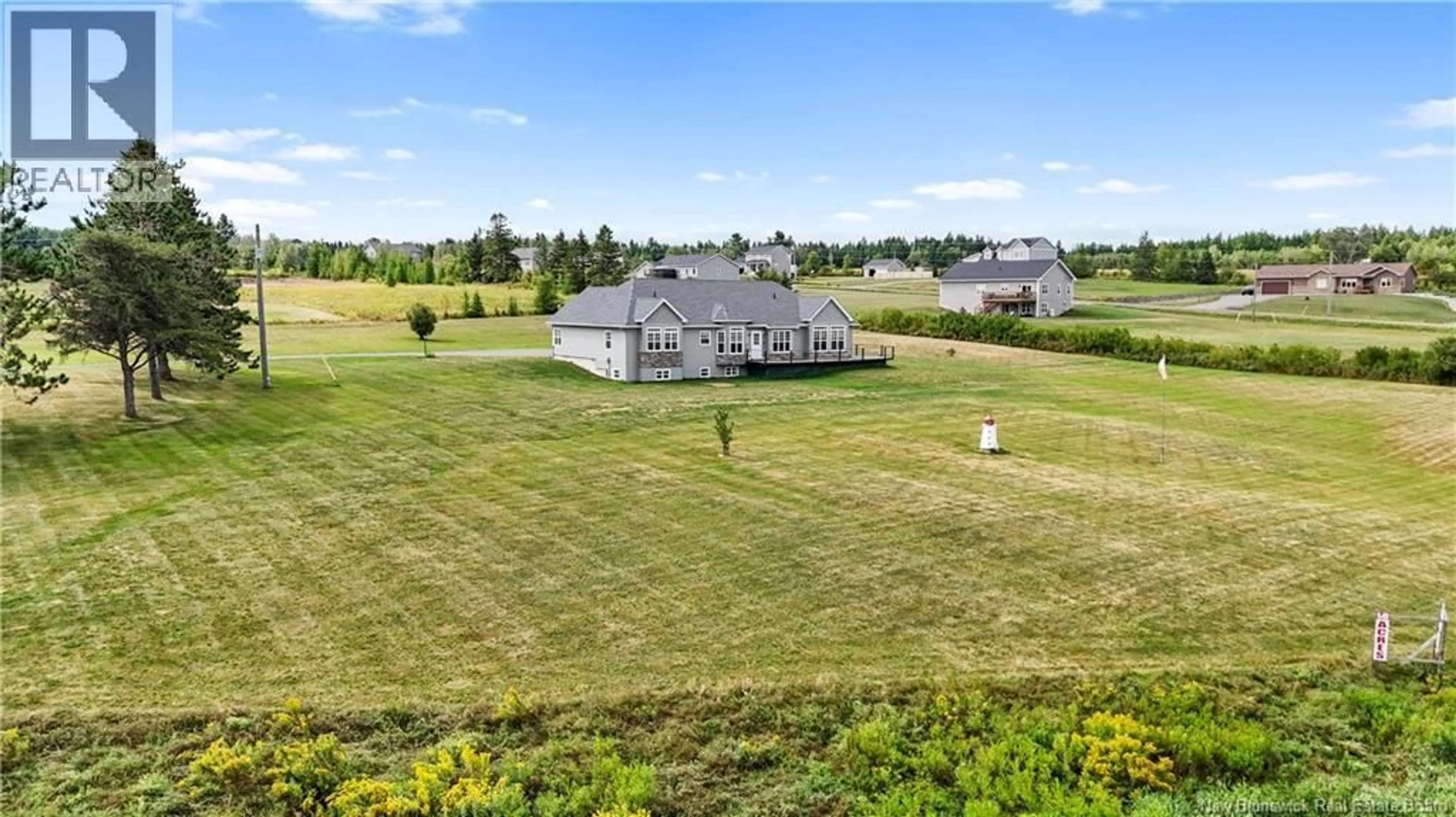 A pic from outside/outdoor area/front of a property/back of a property/a pic from drone, water/lake/river/ocean view for 10 BUNKER HILL DRIVE, Upper Coverdale New Brunswick E1J0C2