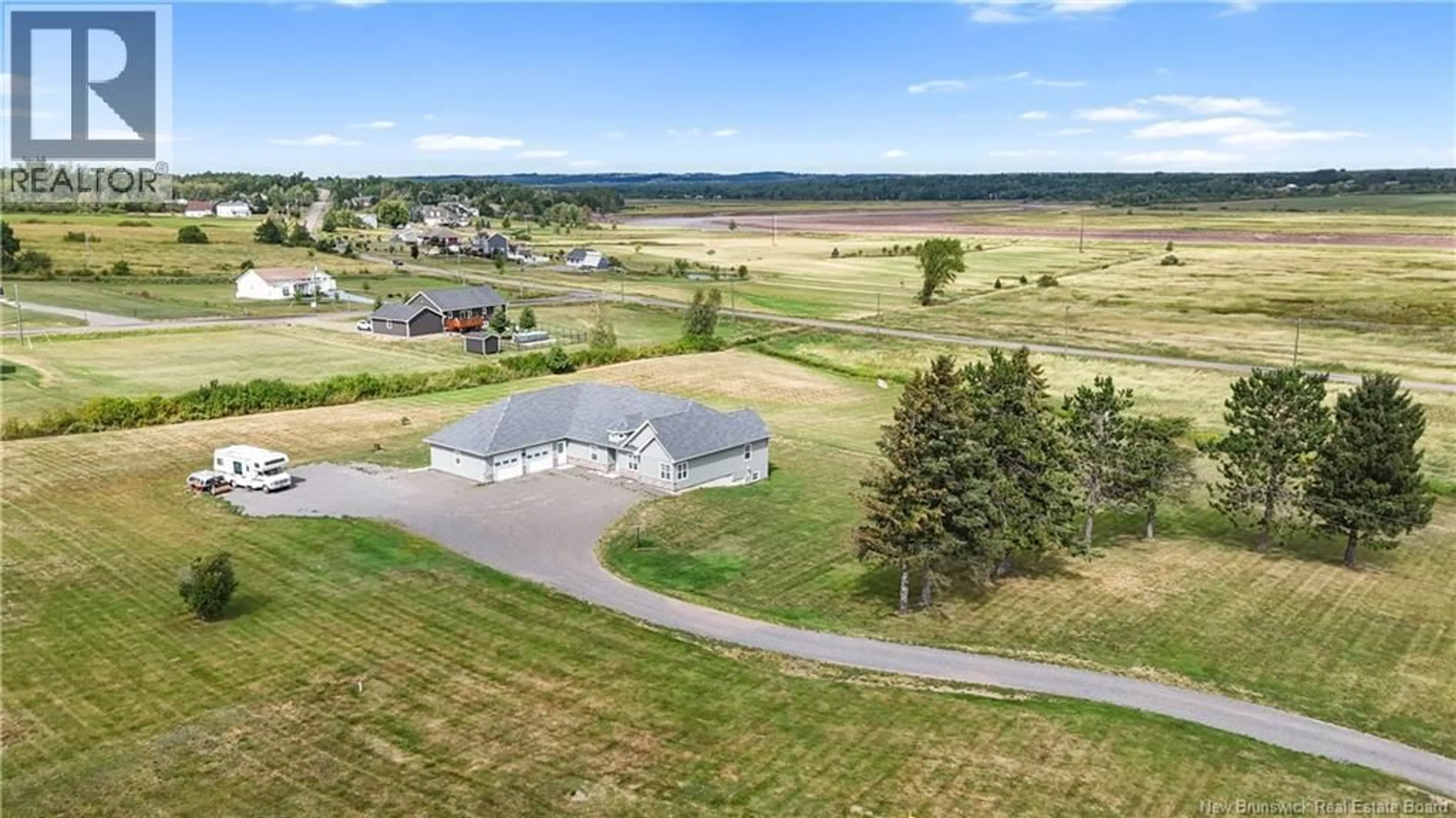 A pic from outside/outdoor area/front of a property/back of a property/a pic from drone, unknown for 10 BUNKER HILL DRIVE, Upper Coverdale New Brunswick E1J0C2