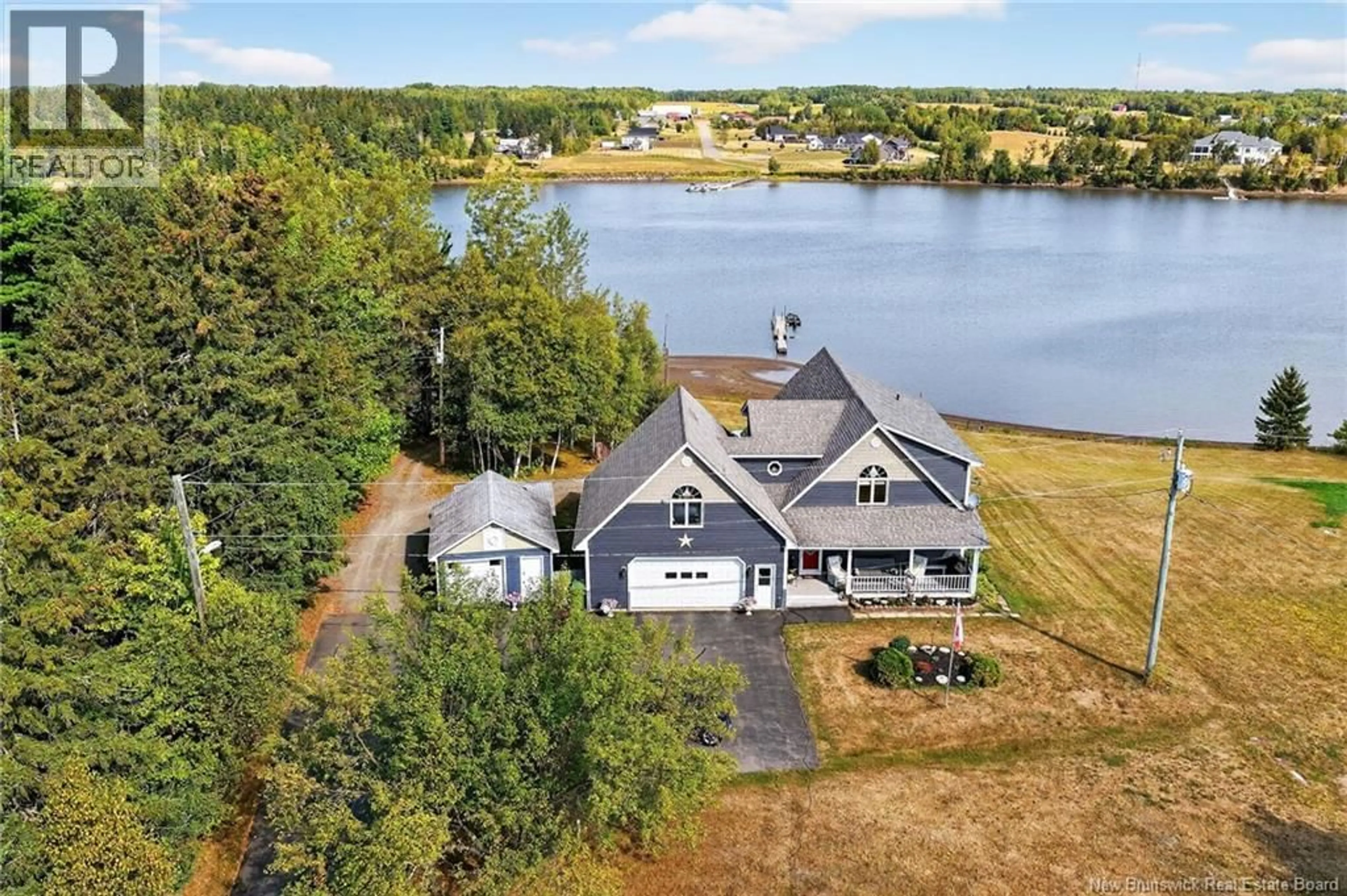 A pic from outside/outdoor area/front of a property/back of a property/a pic from drone, water/lake/river/ocean view for 68 LINDA STREET, Saint-Joseph-De-Kent New Brunswick E4S4B3