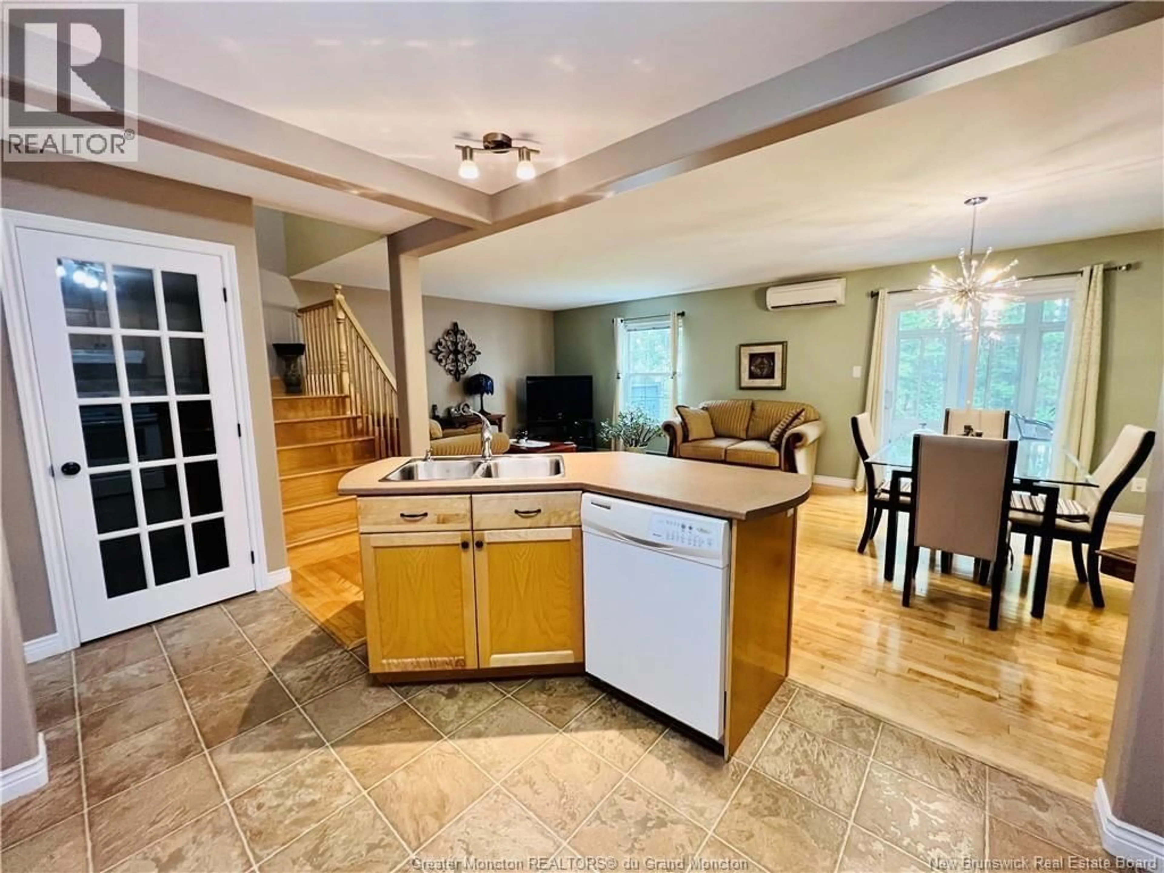 Open concept kitchen, ceramic/tile floor for 148 DAMIEN STREET, Dieppe New Brunswick E1A0H3