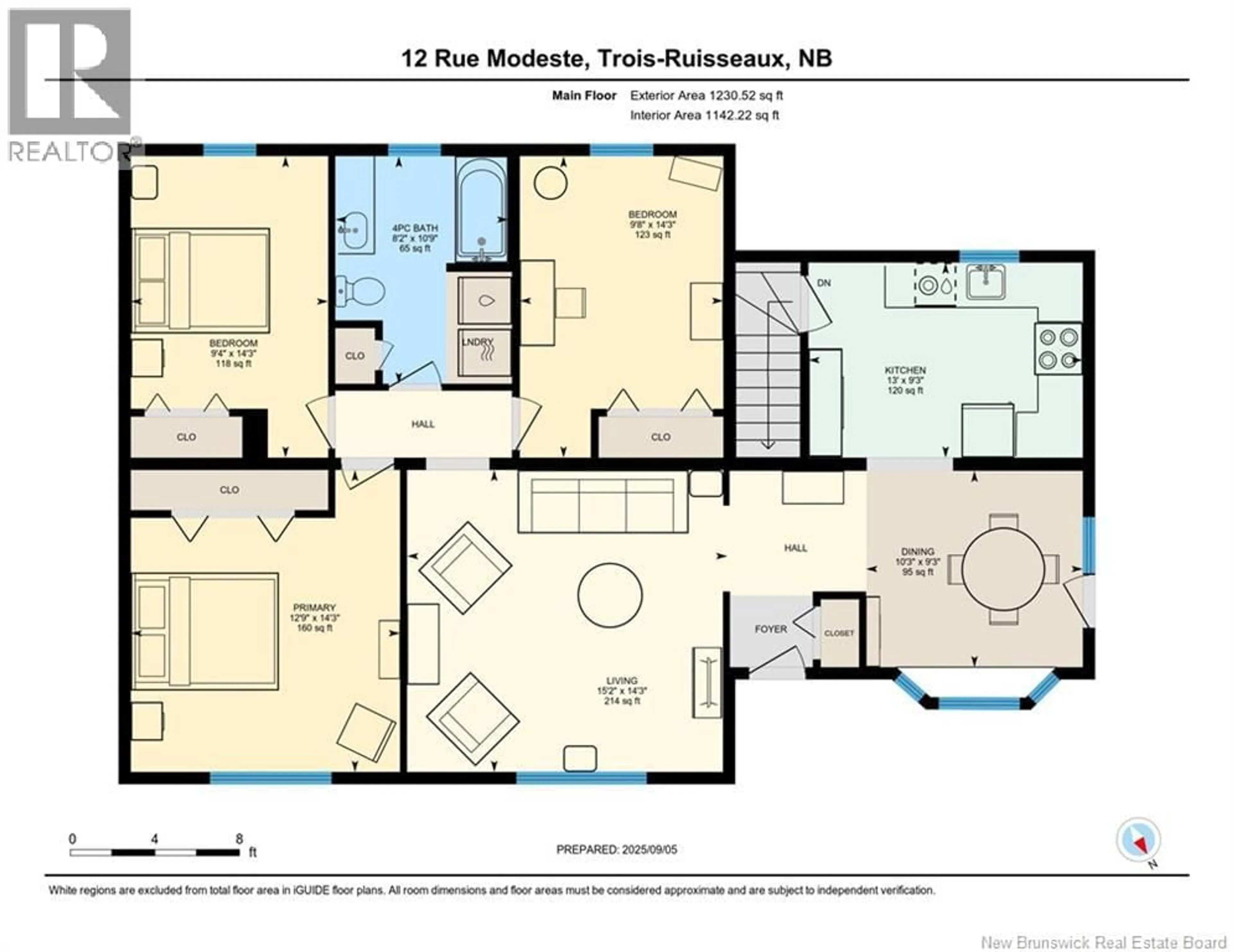 Floor plan for 12 MODESTE STREET, Trois Ruisseaux New Brunswick E4N2X4