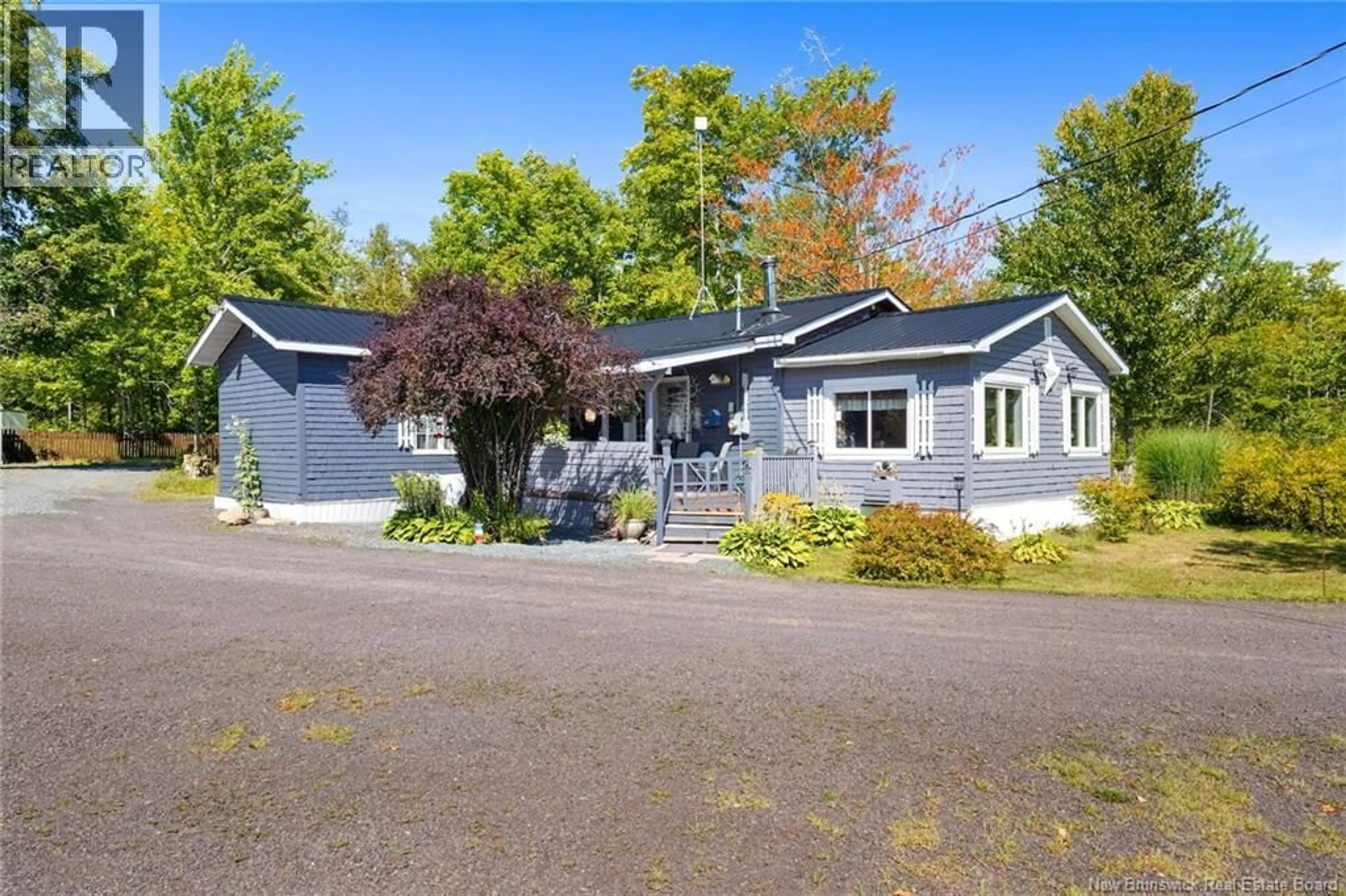 Home with vinyl exterior material, street for 1677 BRONSON SETT ROAD, Bronson Settlement New Brunswick E4A2M2