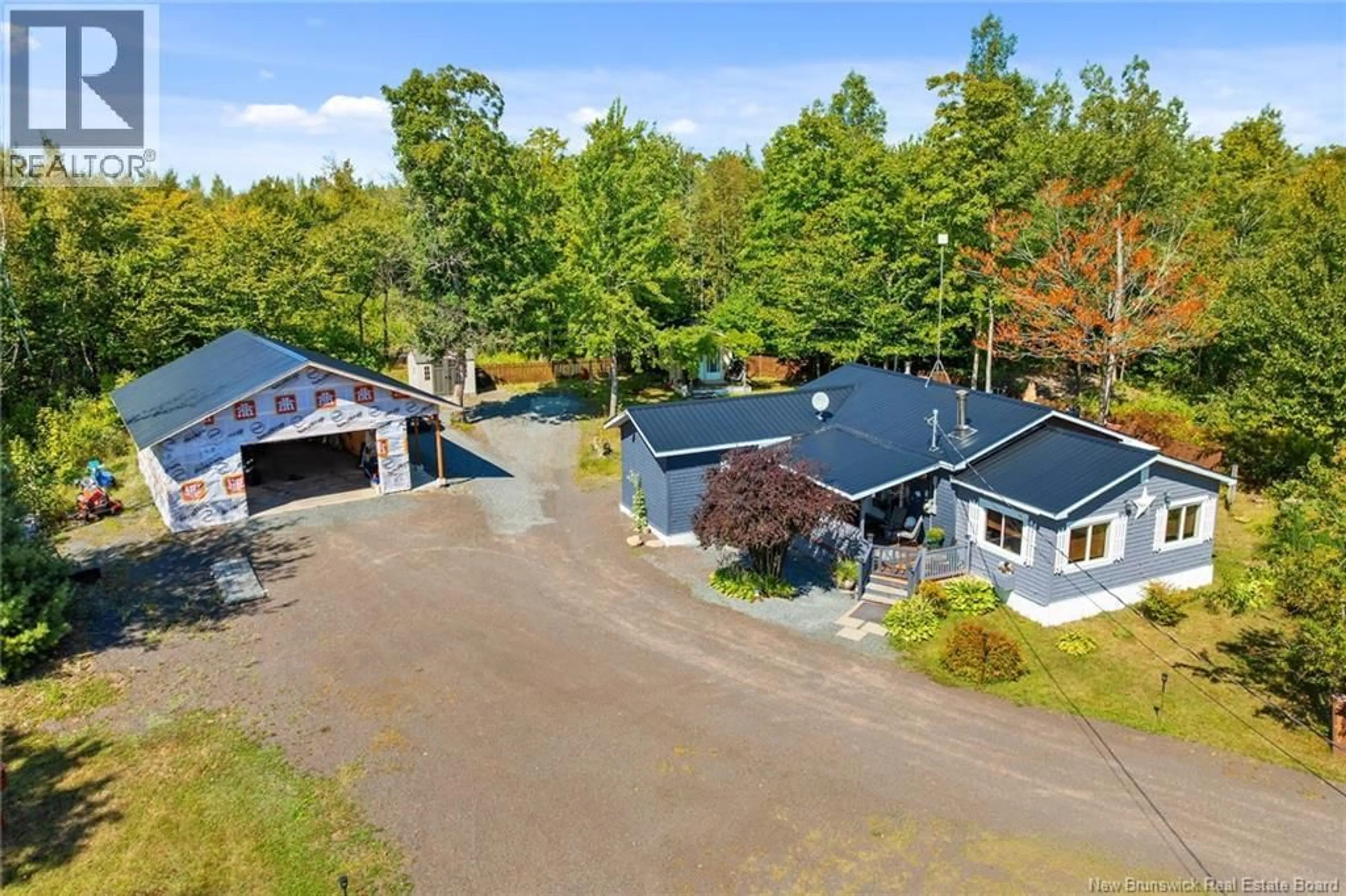 A pic from outside/outdoor area/front of a property/back of a property/a pic from drone, unknown for 1677 BRONSON SETT ROAD, Bronson Settlement New Brunswick E4A2M2