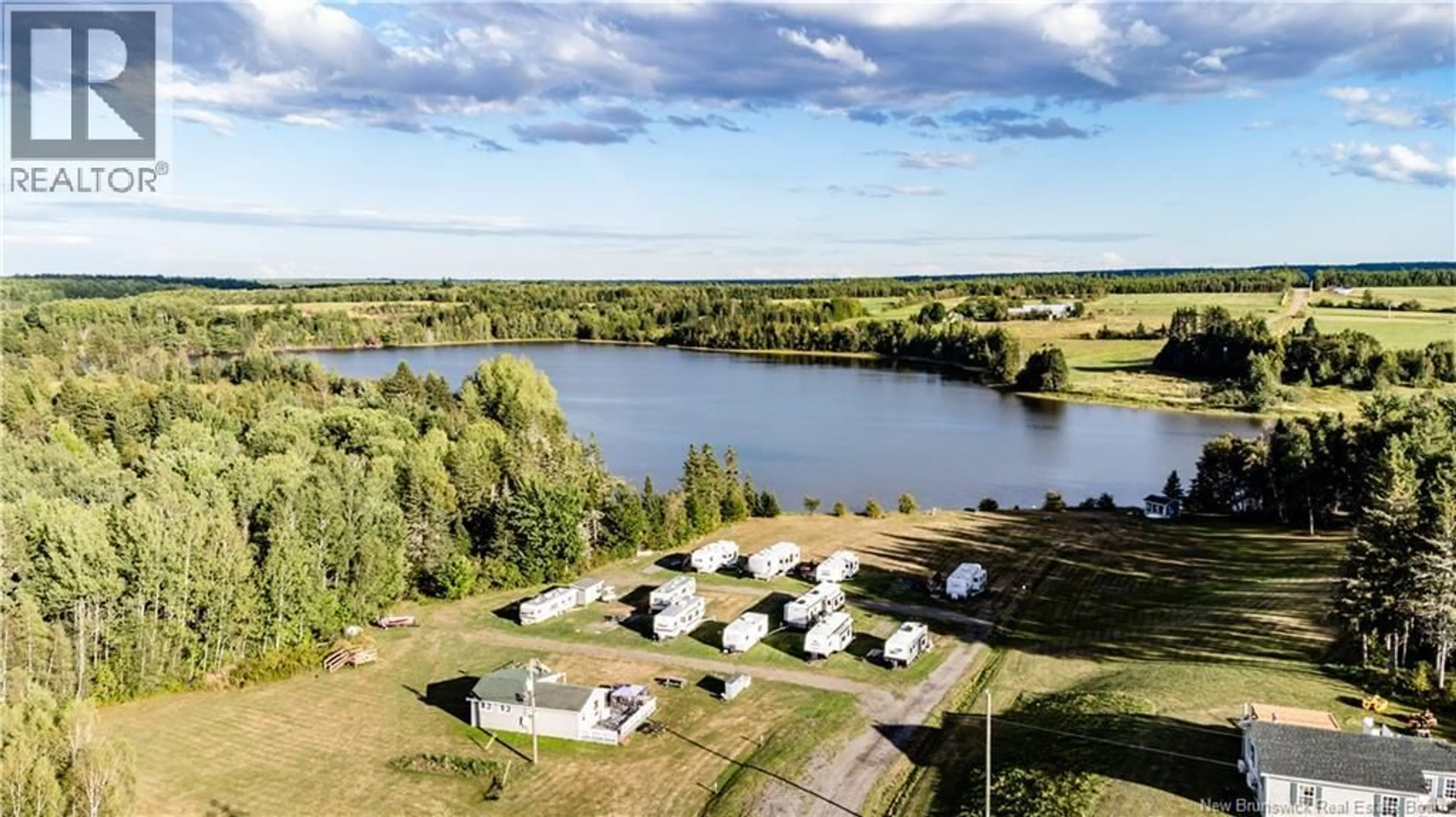 A pic from outside/outdoor area/front of a property/back of a property/a pic from drone, water/lake/river/ocean view for 314 ALDEN WARMEN ROAD, Bass River New Brunswick E4T3Y2