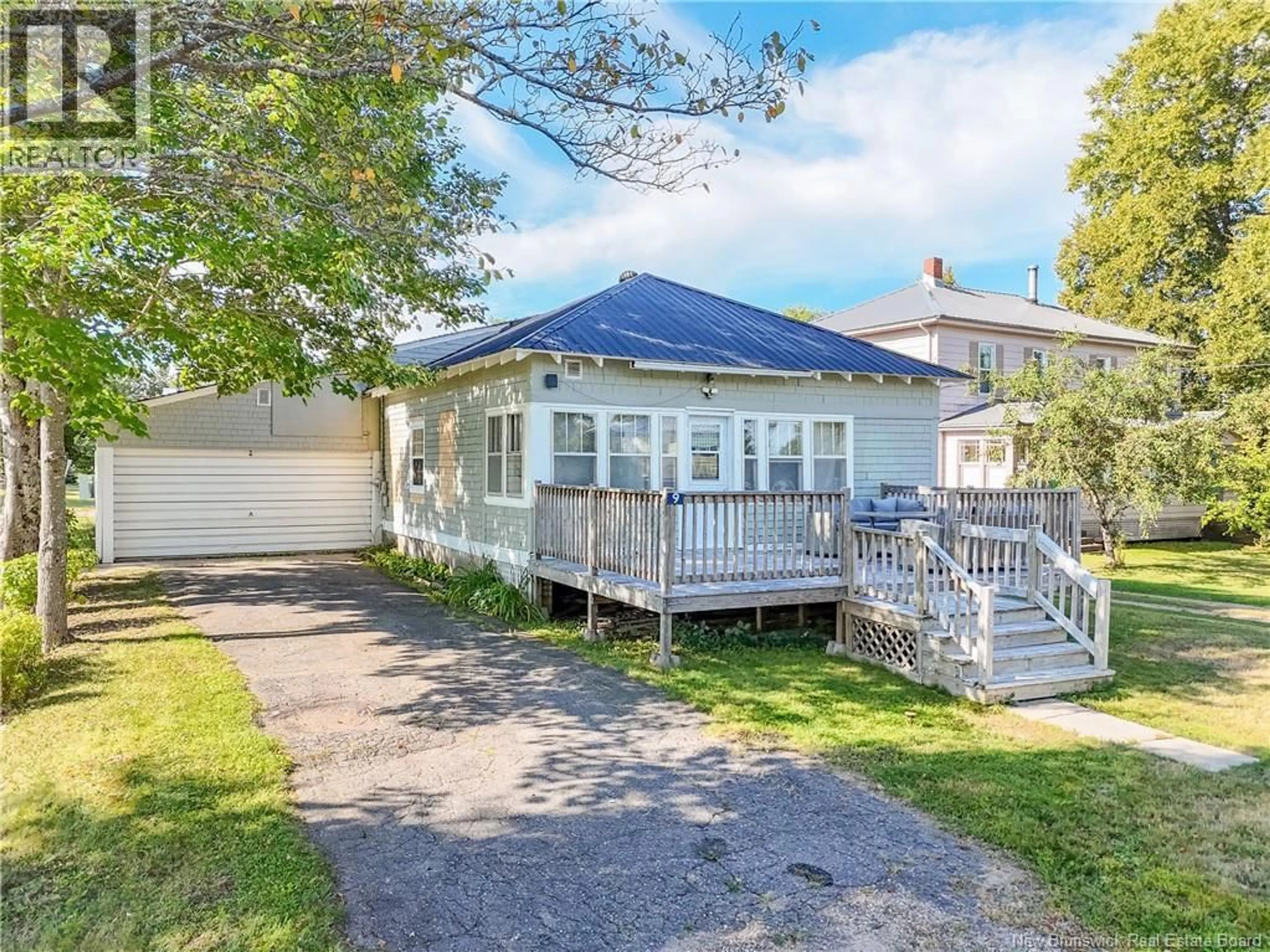 A pic from outside/outdoor area/front of a property/back of a property/a pic from drone, street for 9 ELM STREET, McAdam New Brunswick E6J1X5