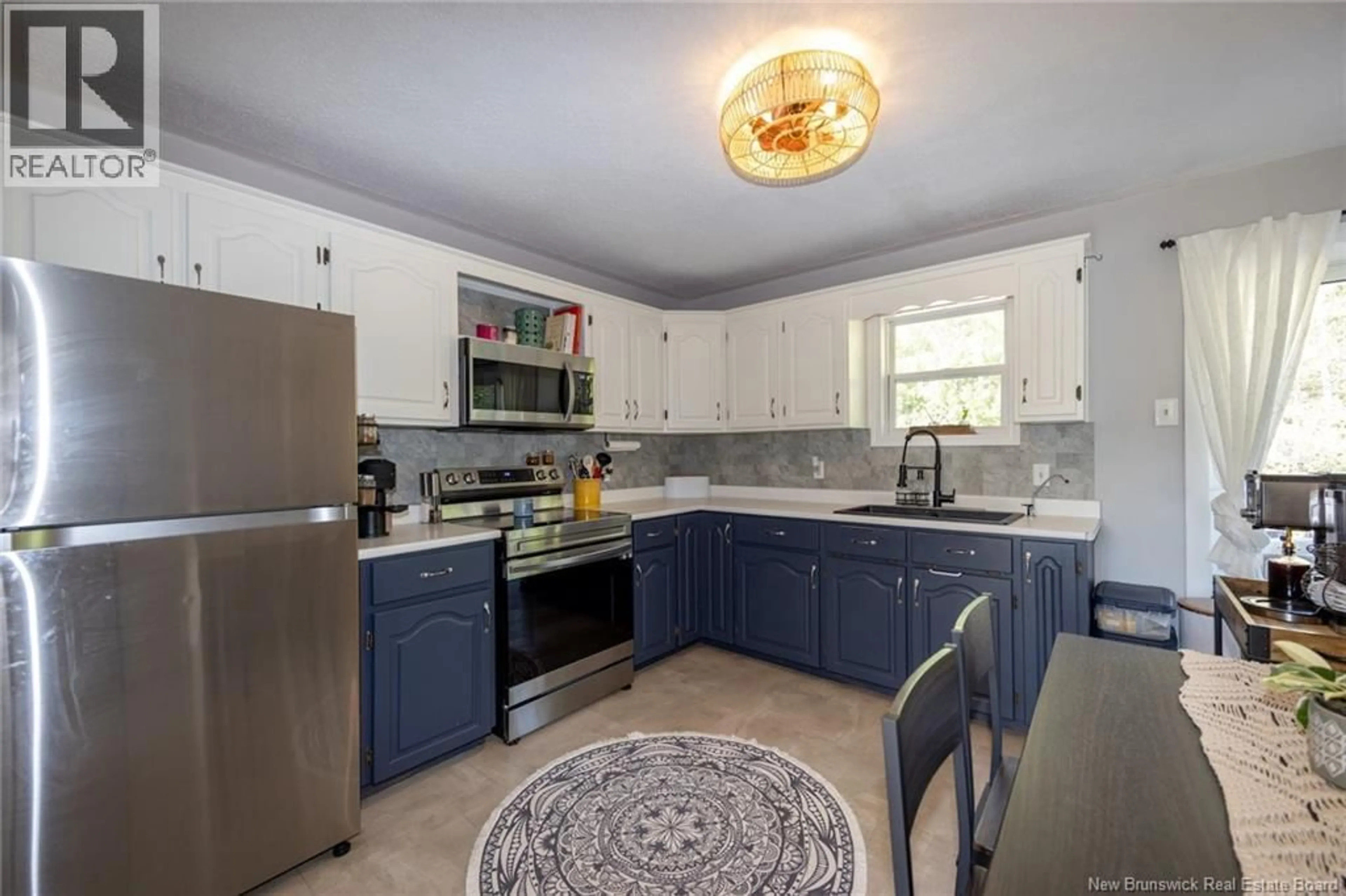 Open concept kitchen, ceramic/tile floor for 380 FRENCH LAKE ROAD, French Lake New Brunswick E2V4E2