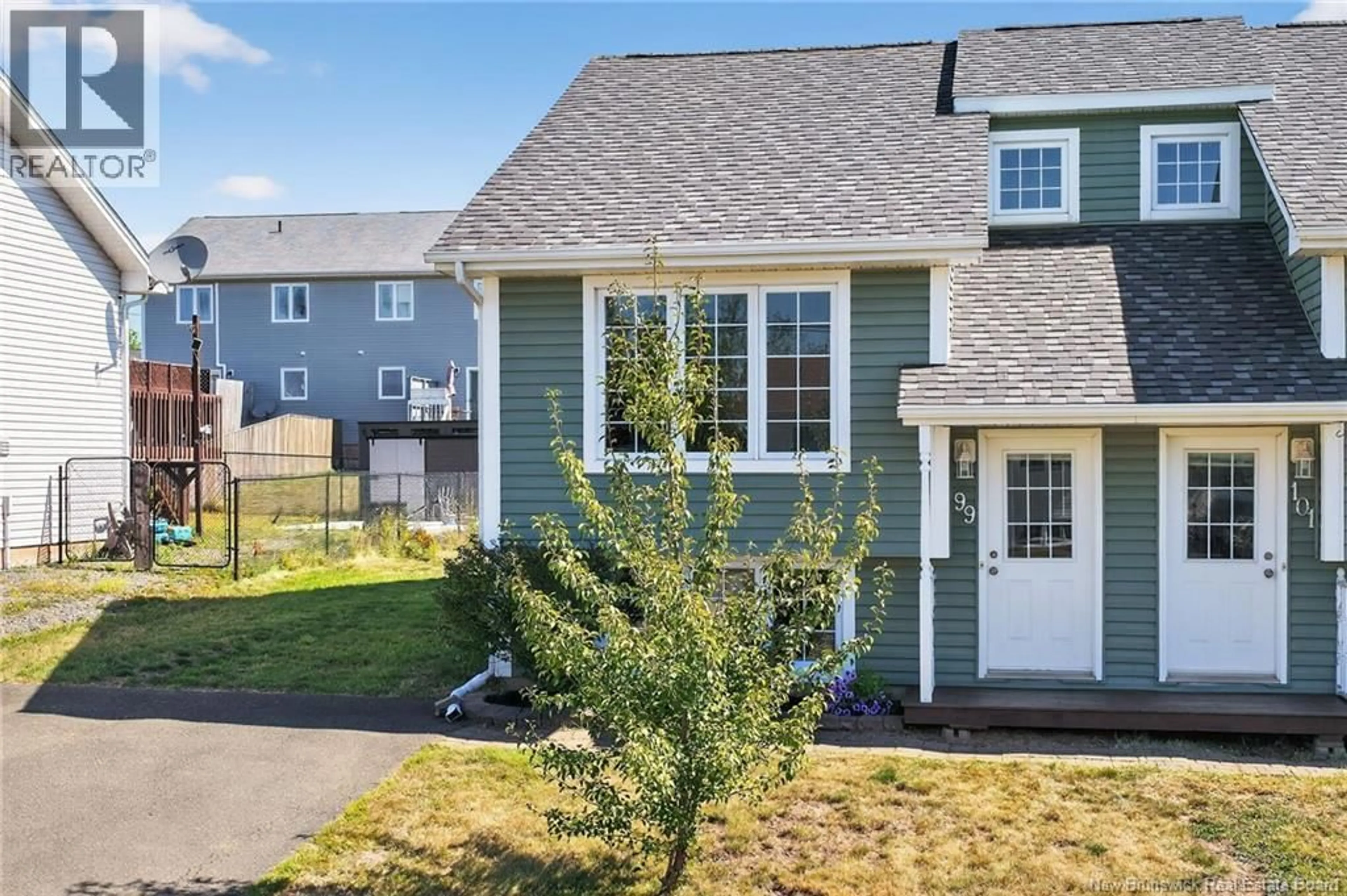 Home with vinyl exterior material, street for 99 PENROSE STREET, Moncton New Brunswick E1E4W5