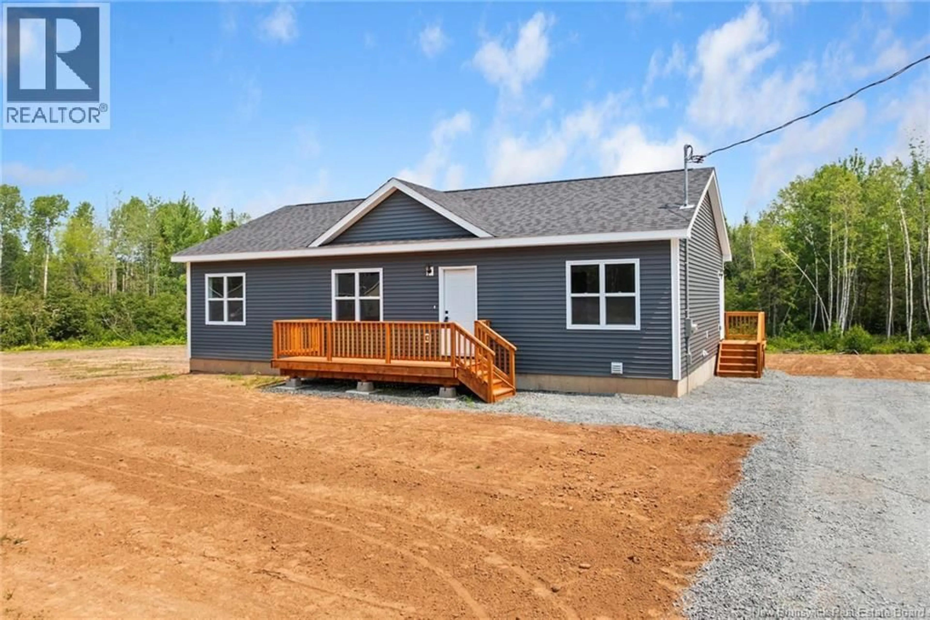 Home with vinyl exterior material, unknown for 132 HORSEMAN ROAD, Fredericton Junction New Brunswick E5L1W5