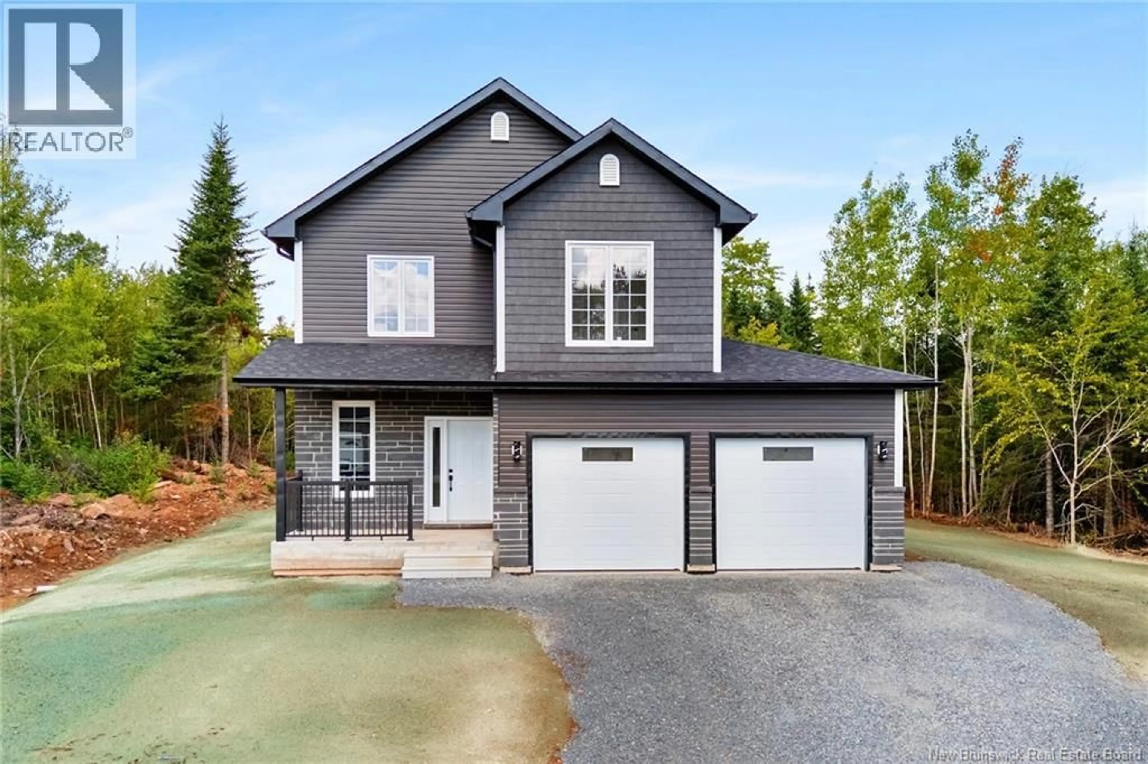 Home with vinyl exterior material, street for 34 WINTERBERRY DRIVE, Fredericton New Brunswick E3C0C3