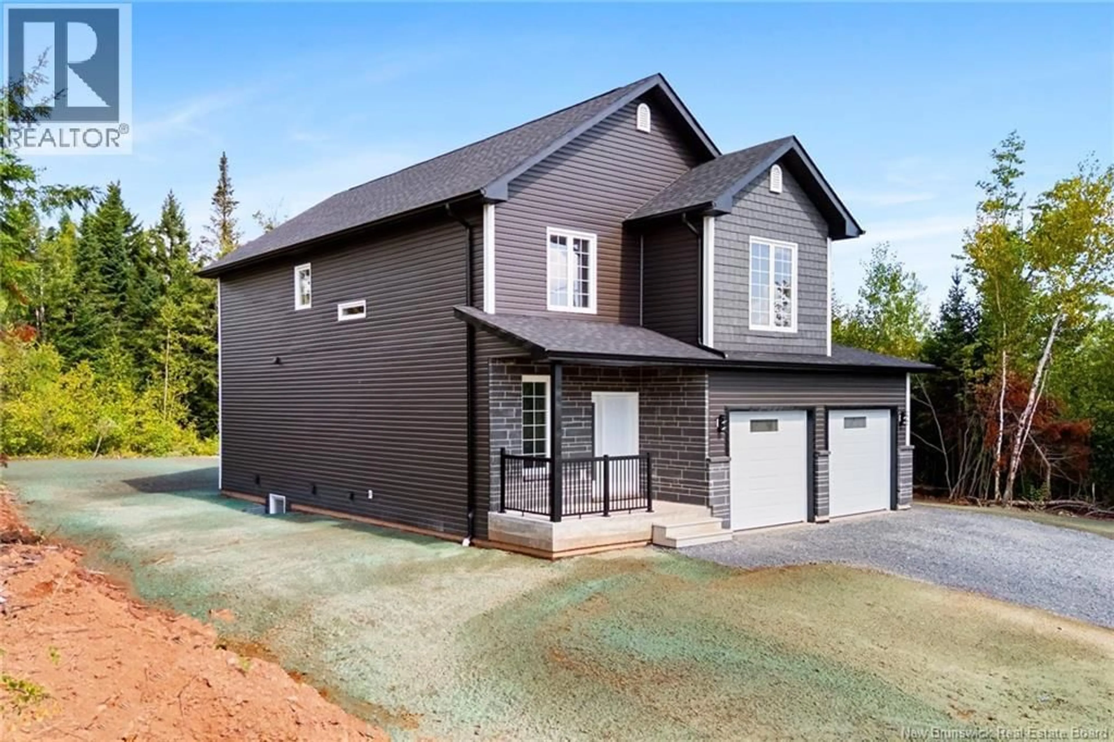 Home with vinyl exterior material, street for 34 WINTERBERRY DRIVE, Fredericton New Brunswick E3C0C3
